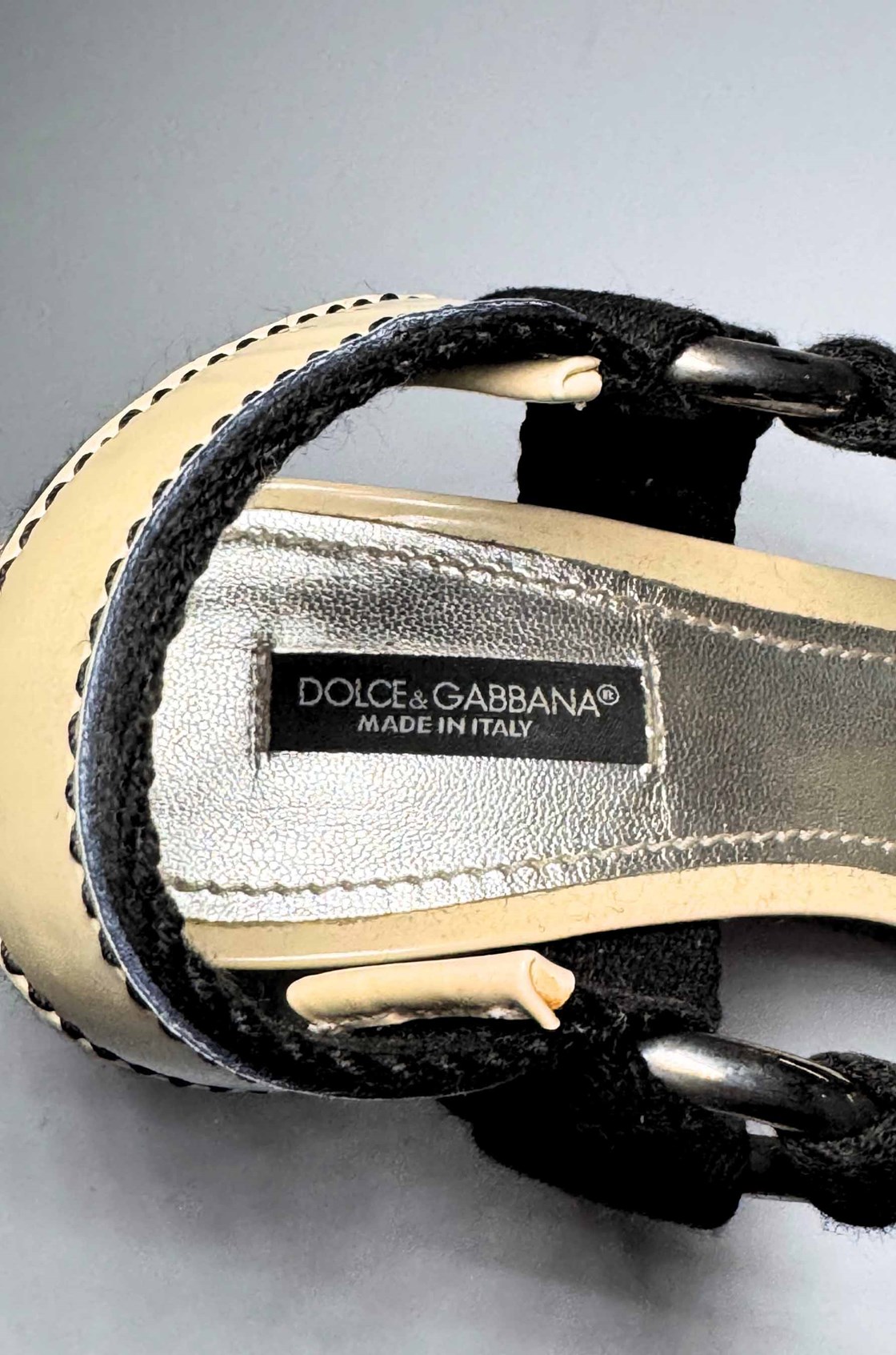 Dolce Gabanna Çok Renkli Bantlı Topuklu Ayakkabı (37,5)