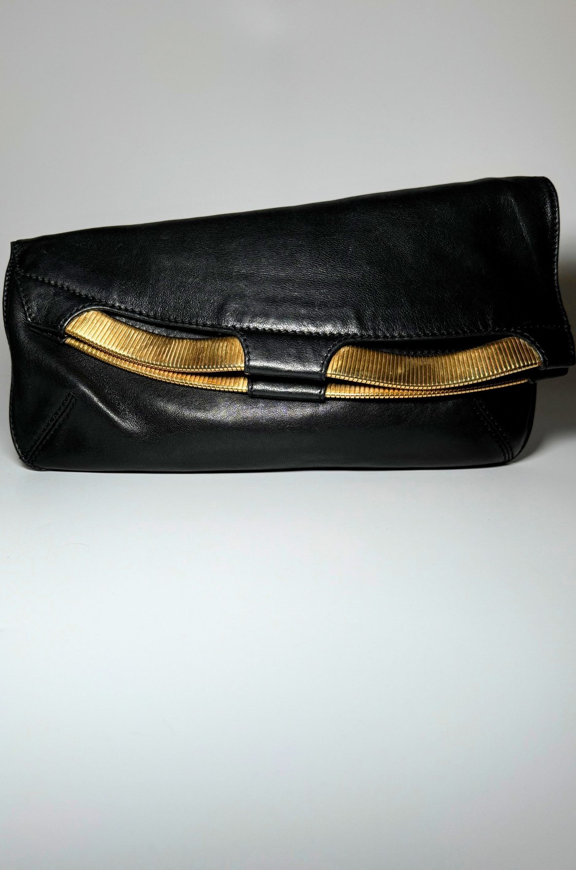 Jimmy Choo Gold Detaylı Clutch Çanta