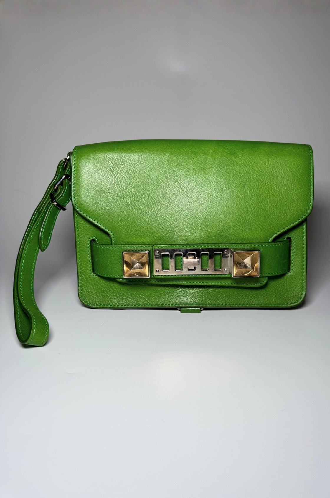 Proenza Schouler Yeşil Clutch Çanta