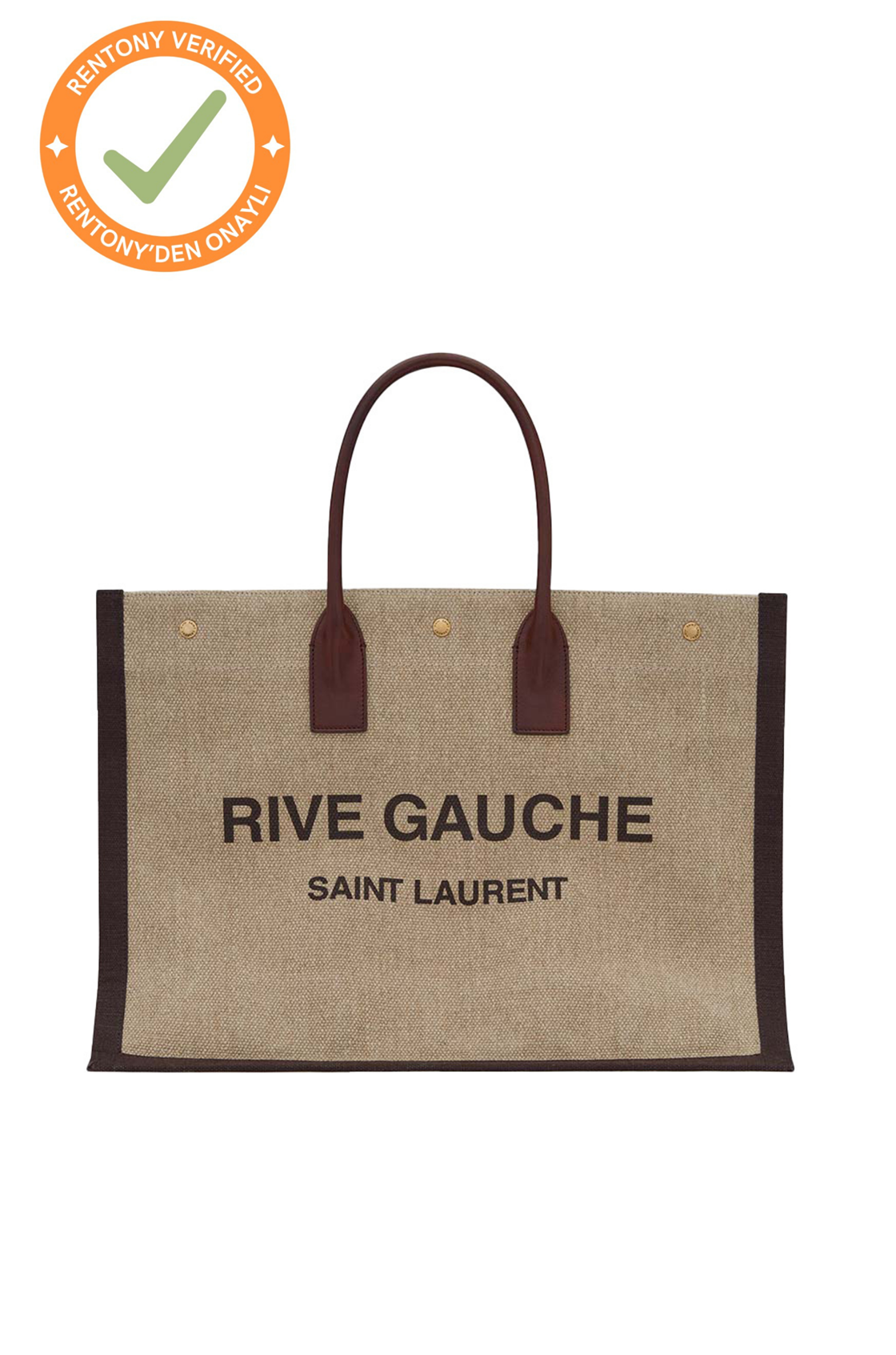 Yves Saint Laurent Rive Gauche Deri Saplı Çanta