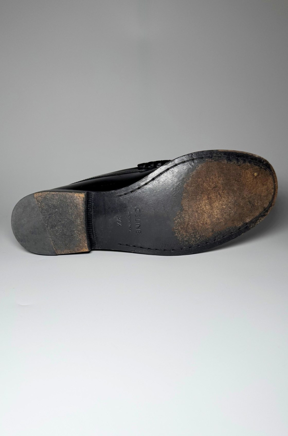 Celine Gold Detaylı Siyah Loafer (37.5)