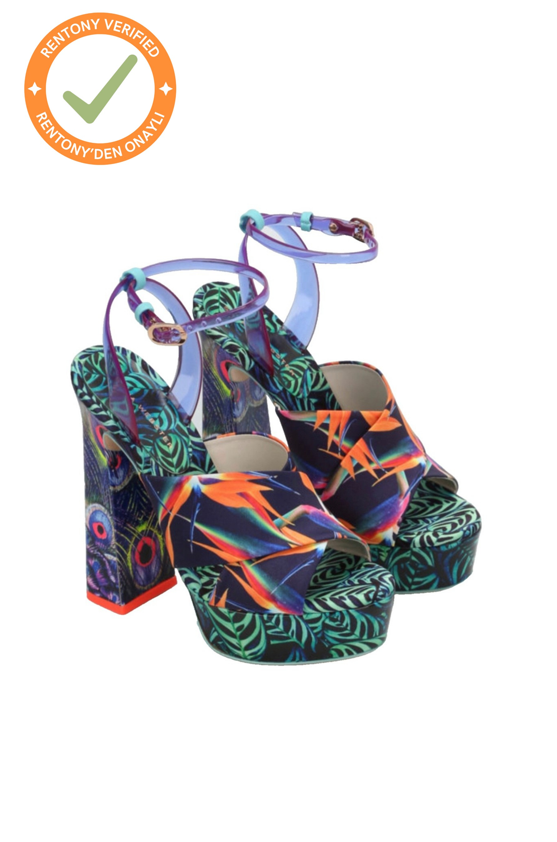 Sophia Webster Çok Renkli Platform Topuklu Ayakkabı (38)