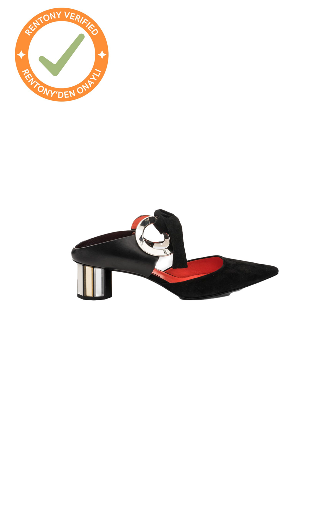 Proenza Schouler Siyah Topuklu Ayakkabı (37)