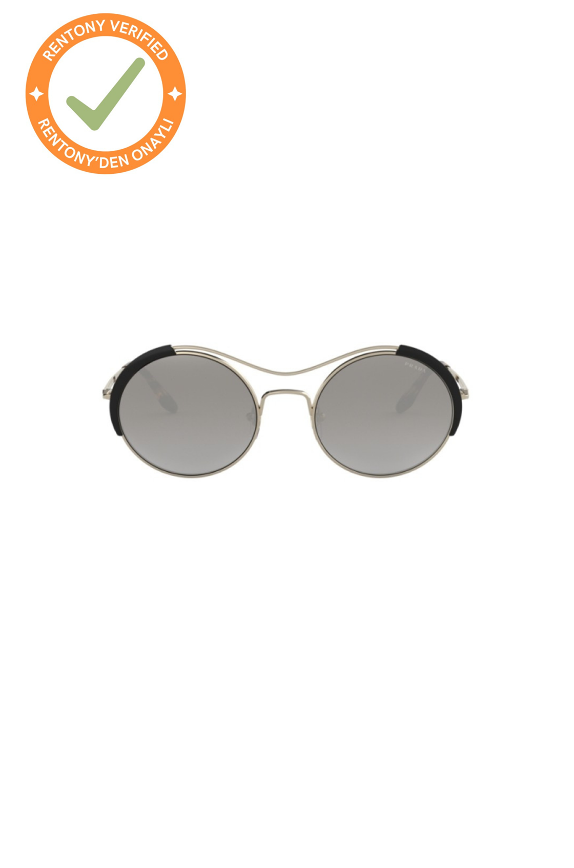 Prada Yuvarlak Çerçeveli Güneş Gözlüğü