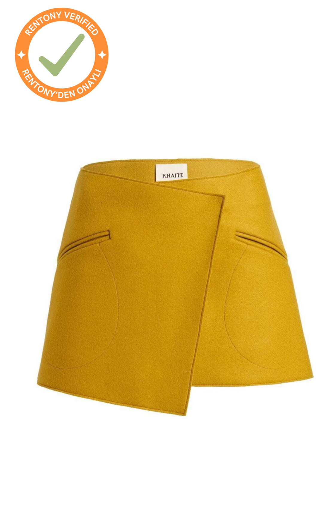 Khaite Vera Hardal Asimetrik Mini Etek