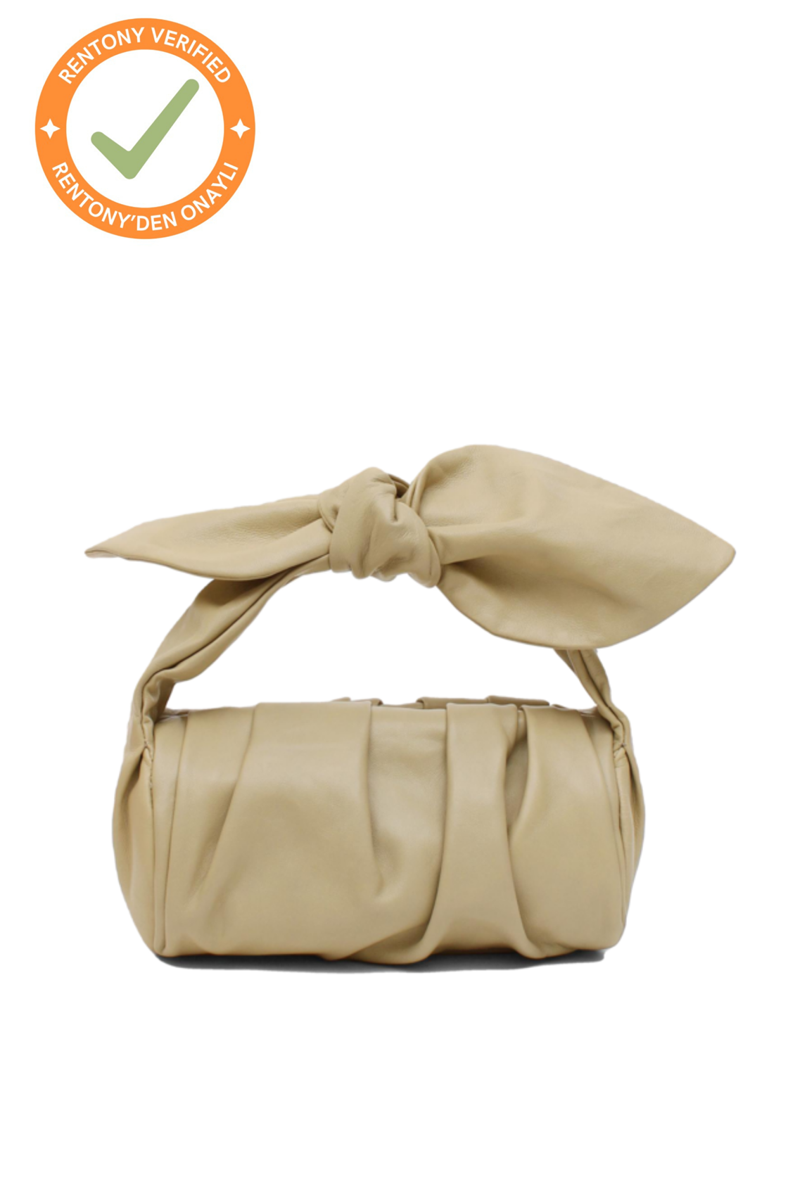 Rejina Pyo Nane Kurdele Saplı Bej Küçük Çanta