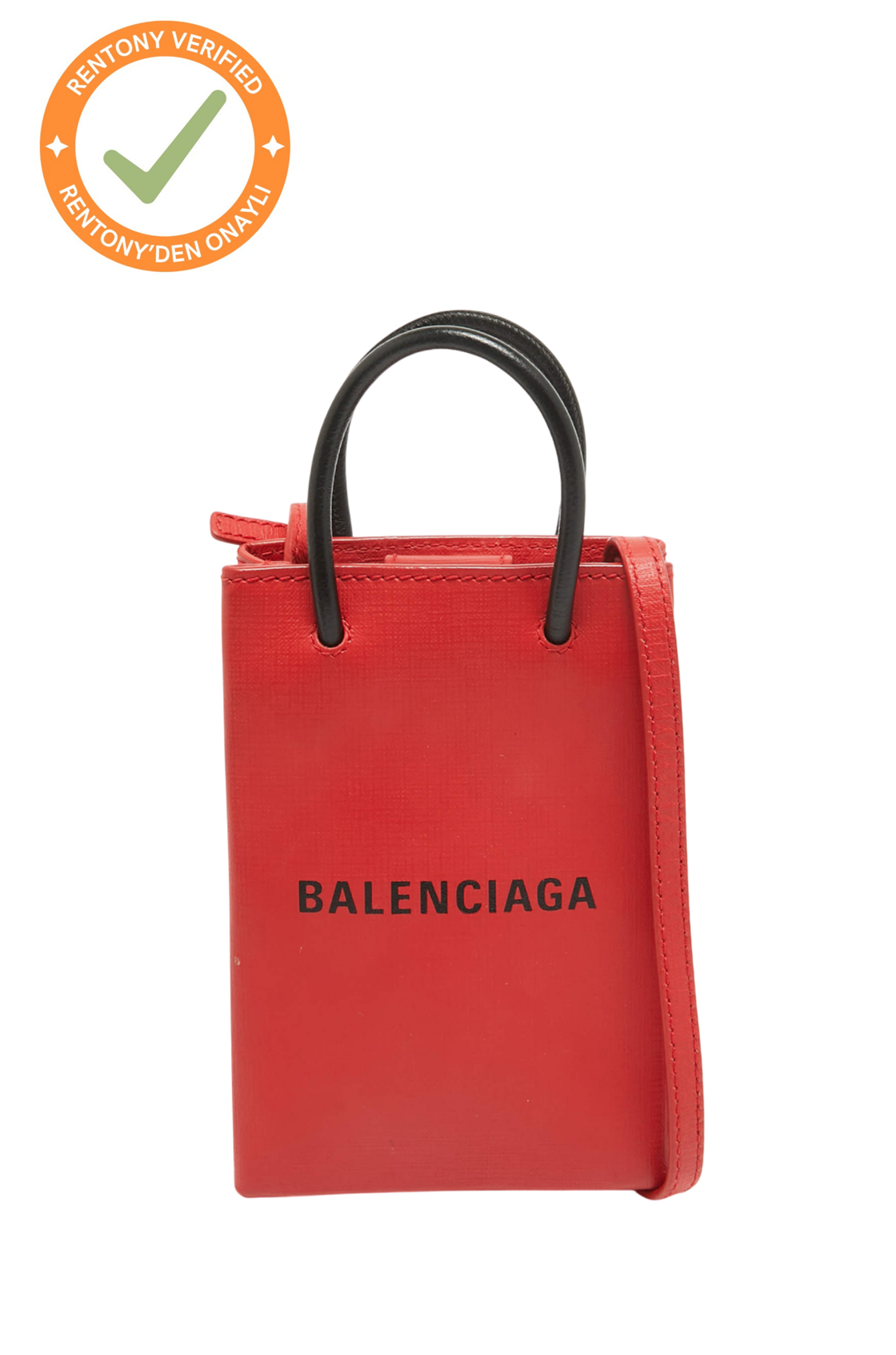 Balenciaga Shopping Kırmızı Mini Çanta