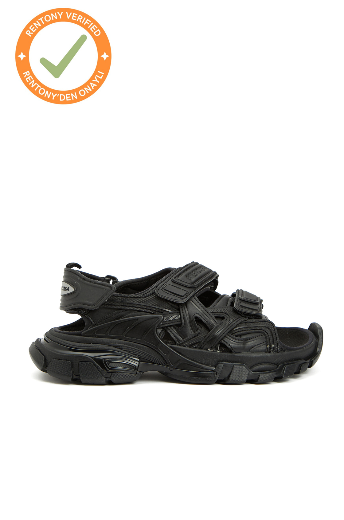 Balenciaga Track Siyah Sandalet (38)