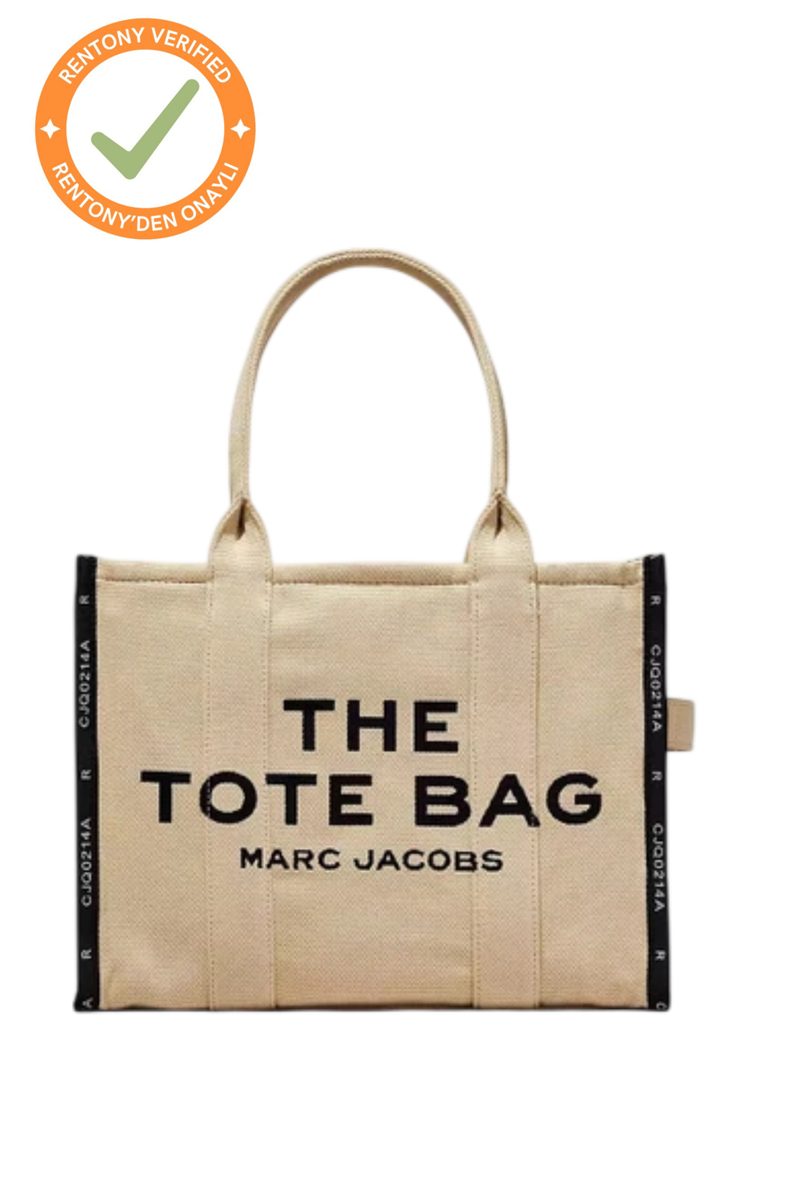 Marc Jacobs The Tote Large Krem Kanvas Çanta