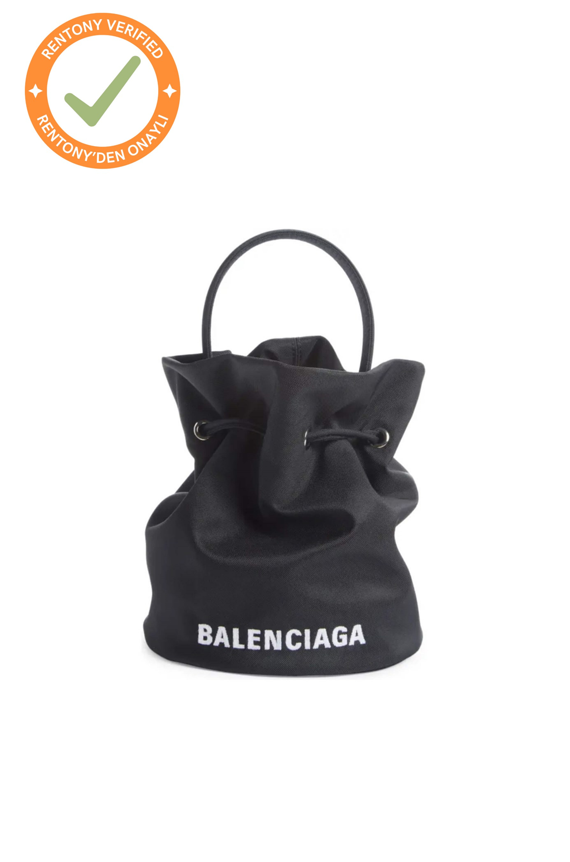 Balenciaga Logo Siyah Çanta