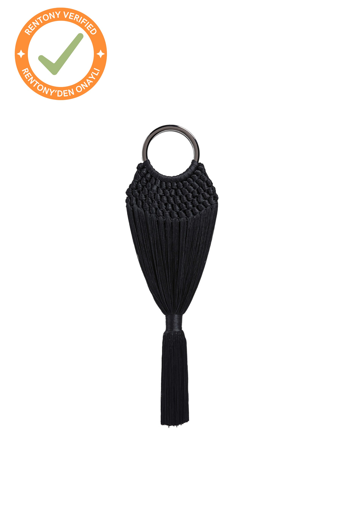  Cult Gaia Angelou Siyah Örme Çanta