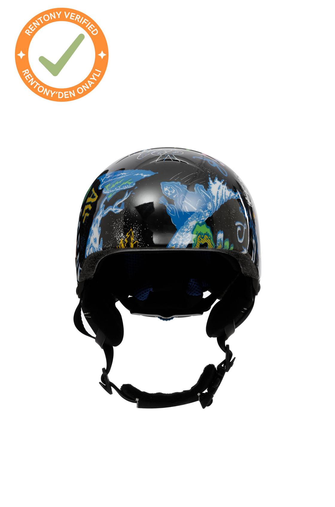 Quik Silver Geil Desenli Çocuk Kaskı (2-5 Yaş)