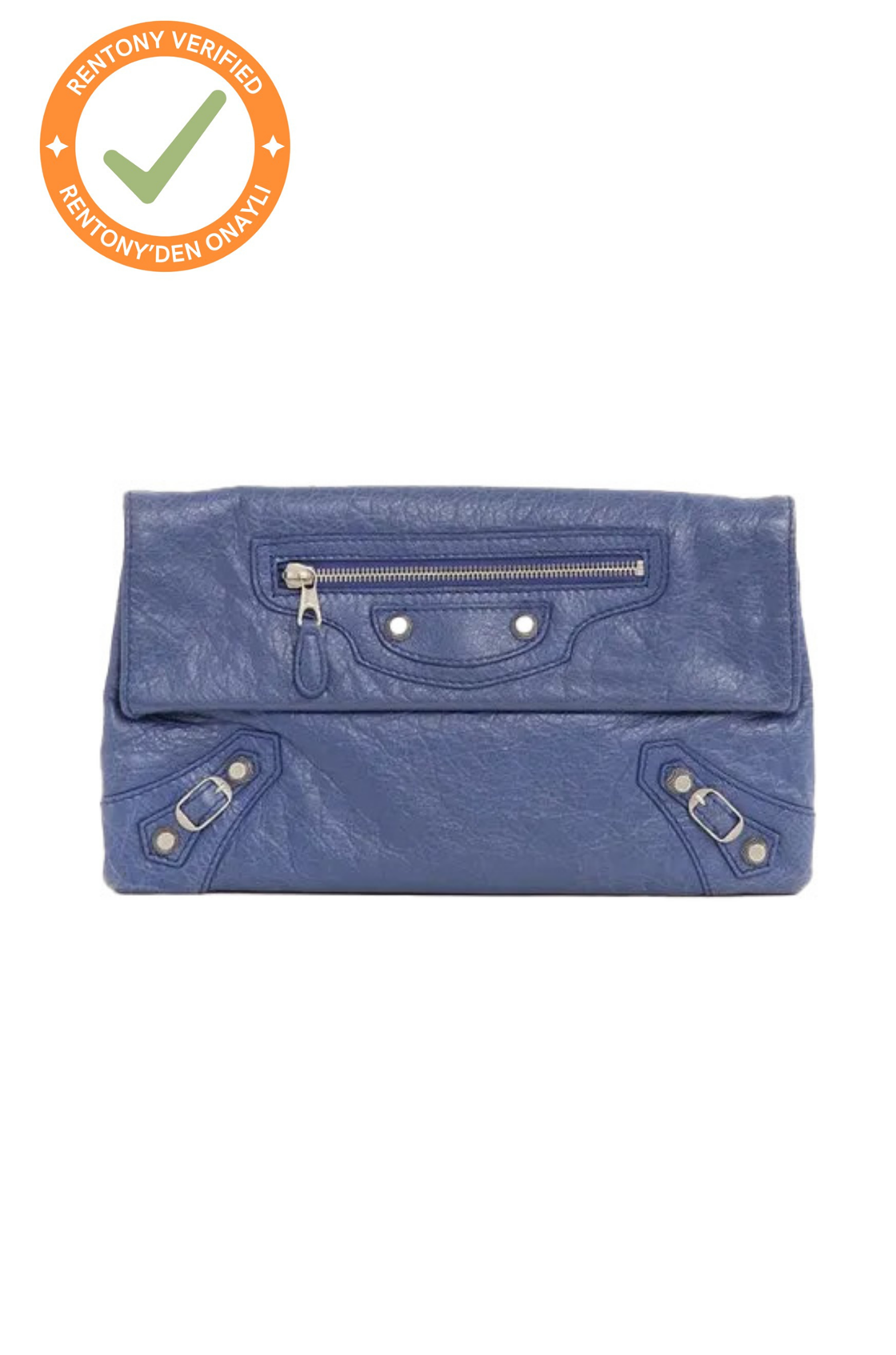 Balenciaga Agneau Lila Clutch Çanta