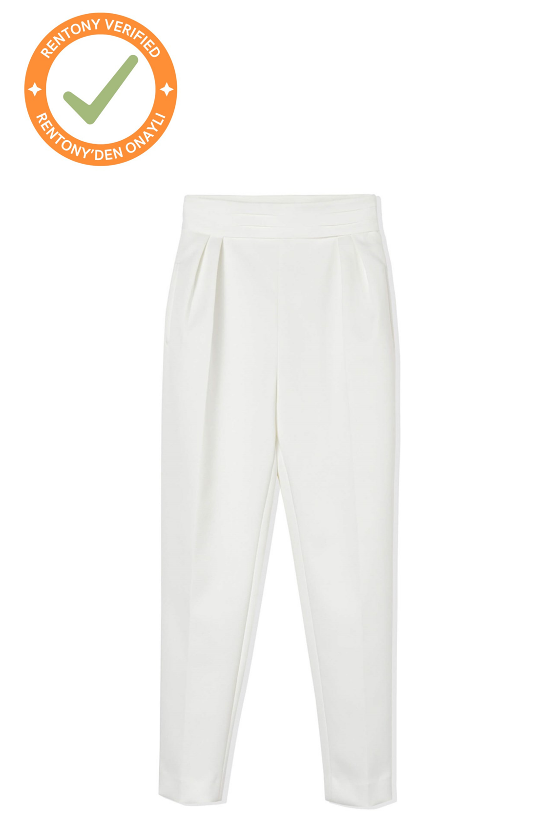 Khaite Connelly Beyaz Yüksek Bel Pantolon