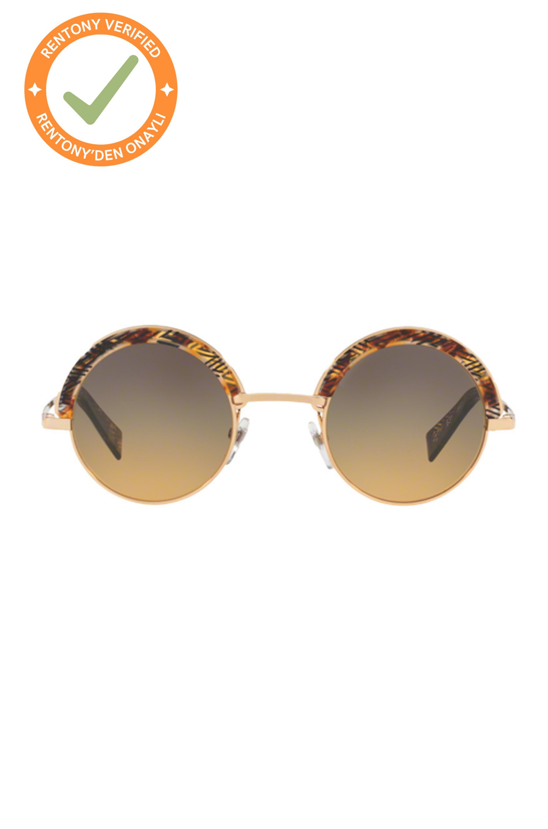 Alain Mikli Renkli Çerçeve Detaylı Güneş Gözlüğü