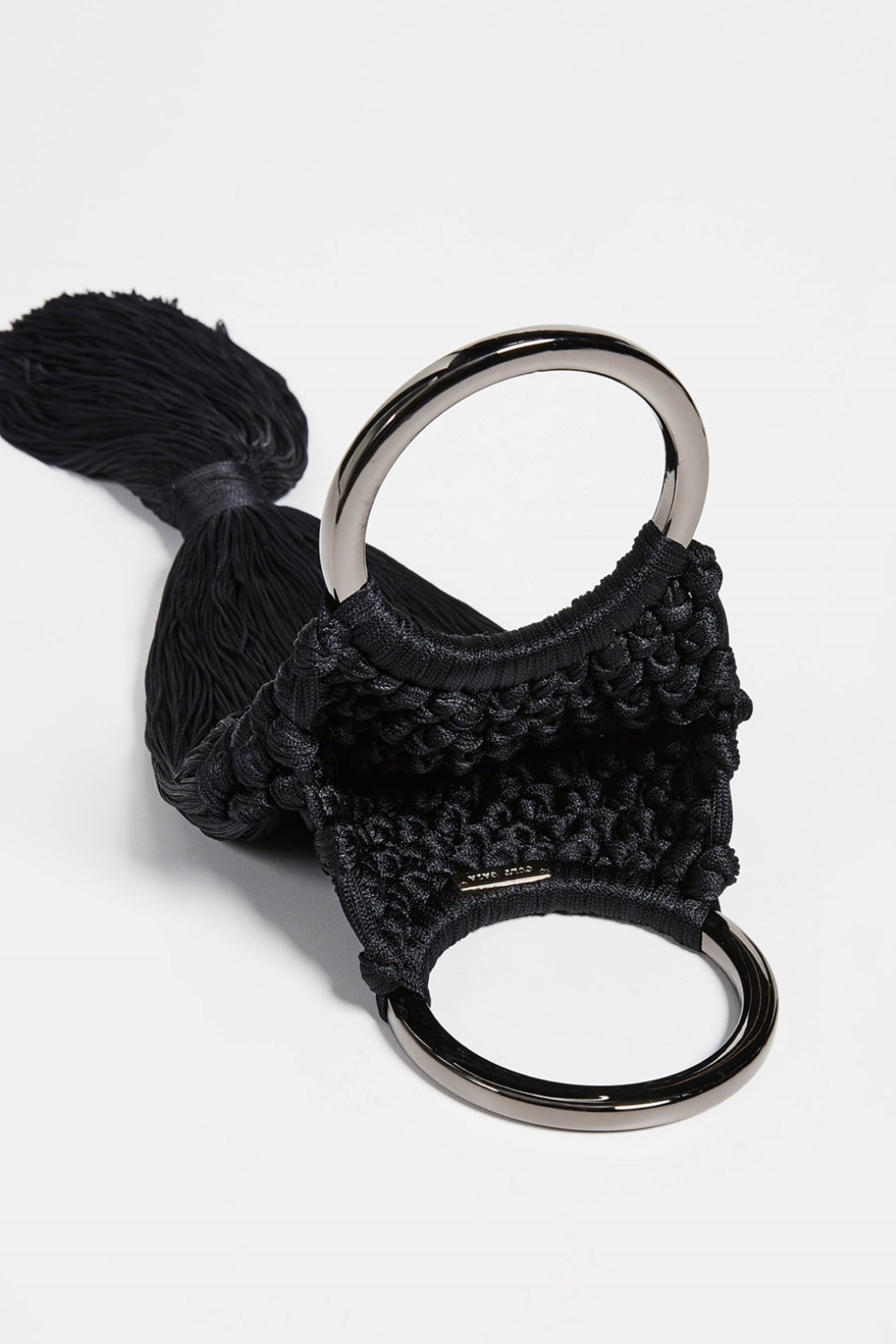  Cult Gaia Angelou Siyah Örme Çanta