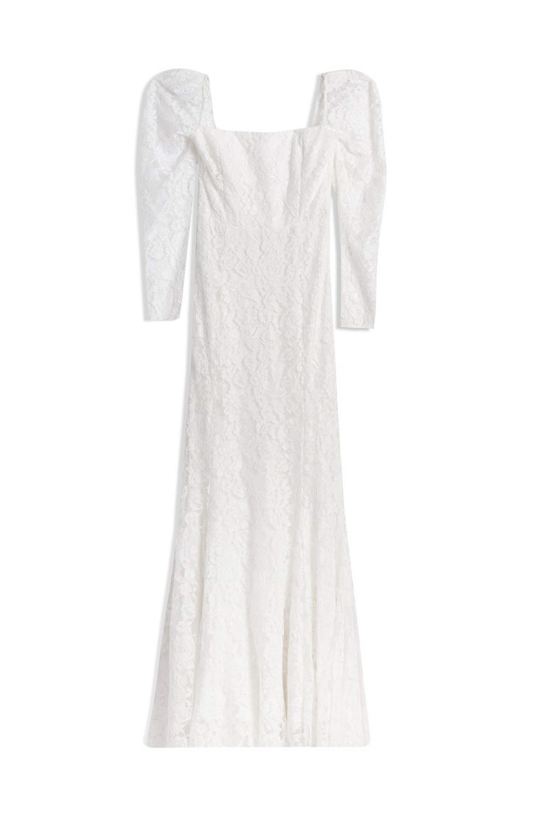 Annika Uzun Kollu Dantel Gelinlik