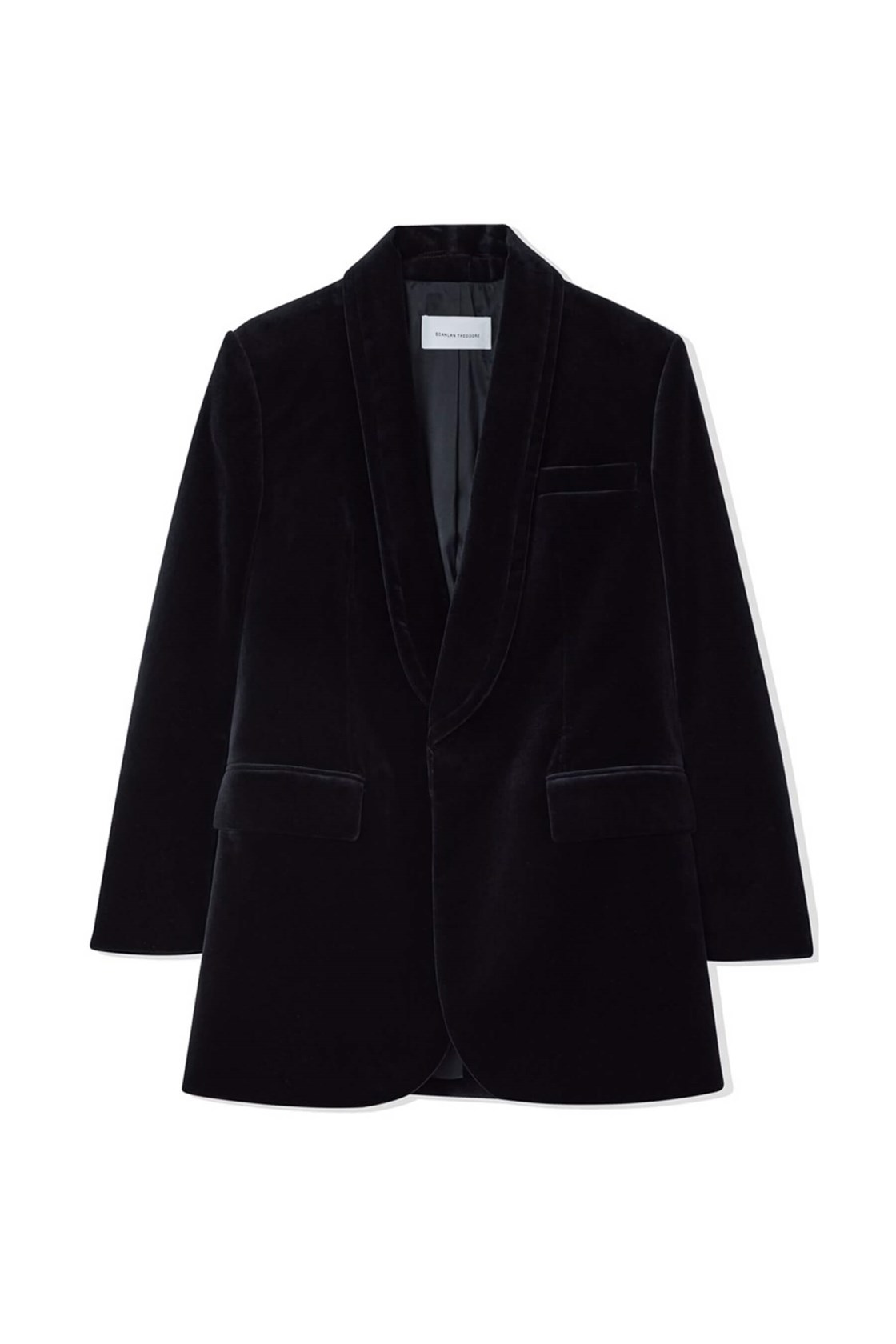 Margo Siyah Kadife Blazer Ceket