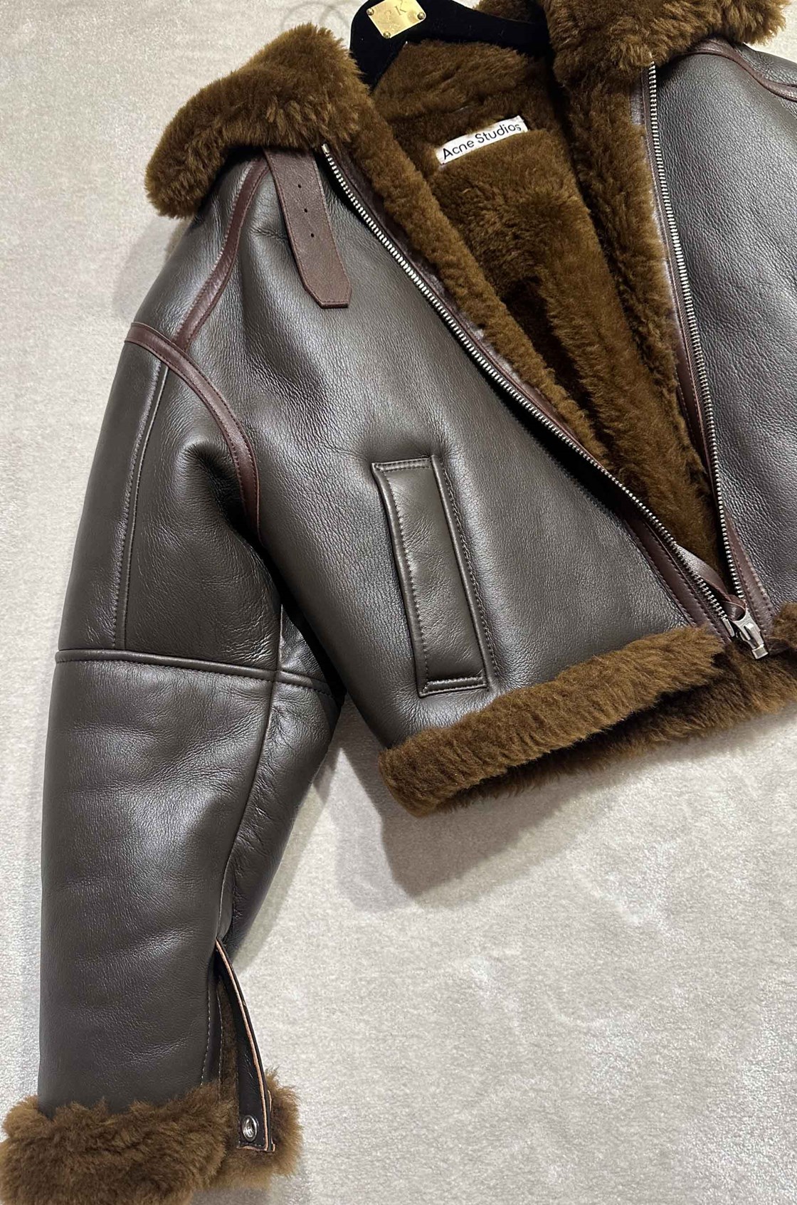 Acne Studios Tüylü Ceket