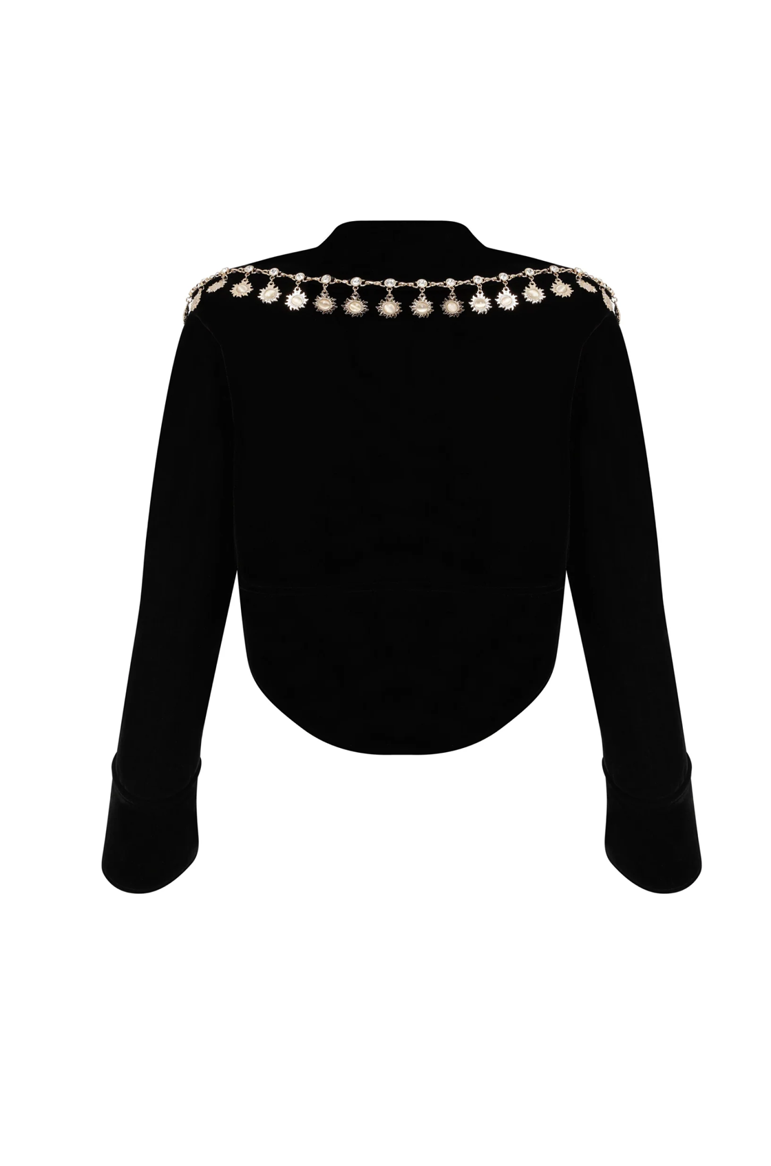 Heller Kadife Siyah Kısa Ceket