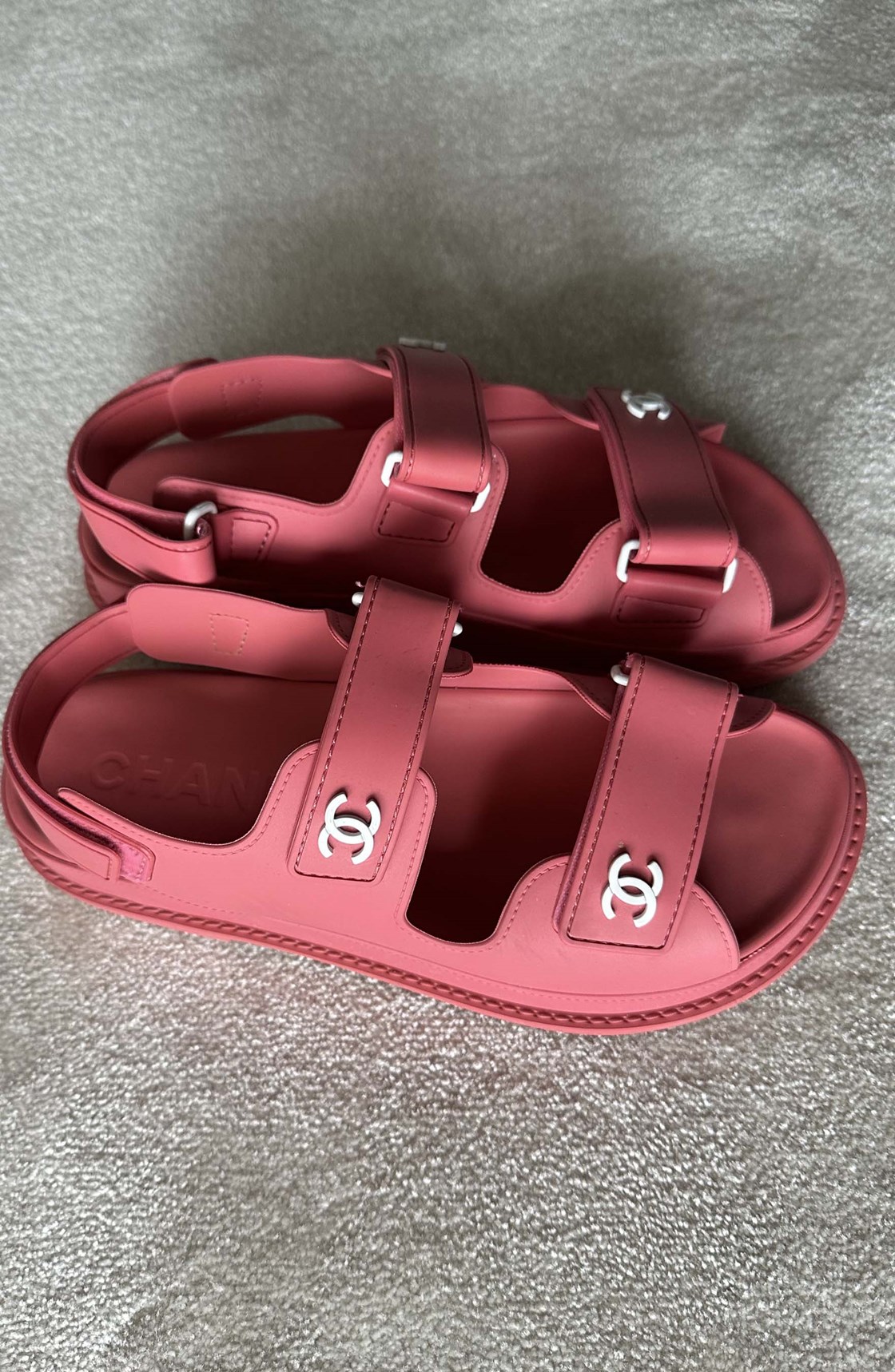 Chanel Pembe Sandalet (38)