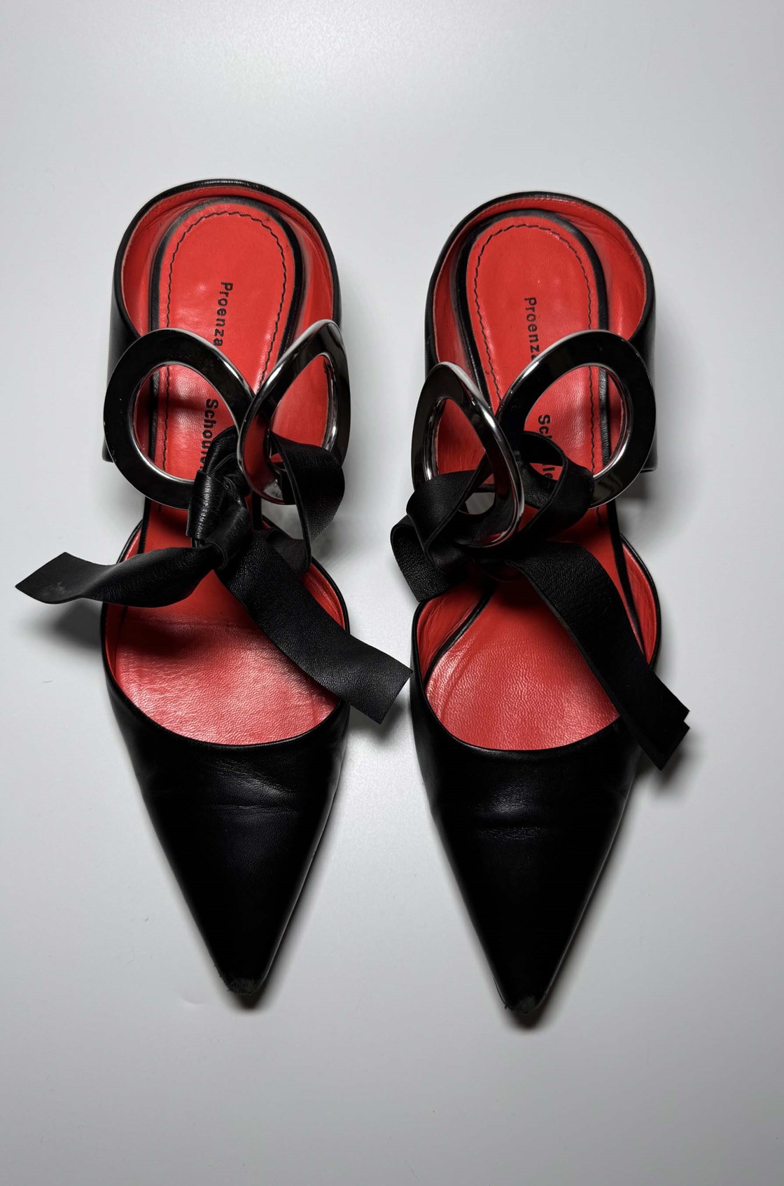 Proenza Schouler Siyah Topuklu Ayakkabı (37)