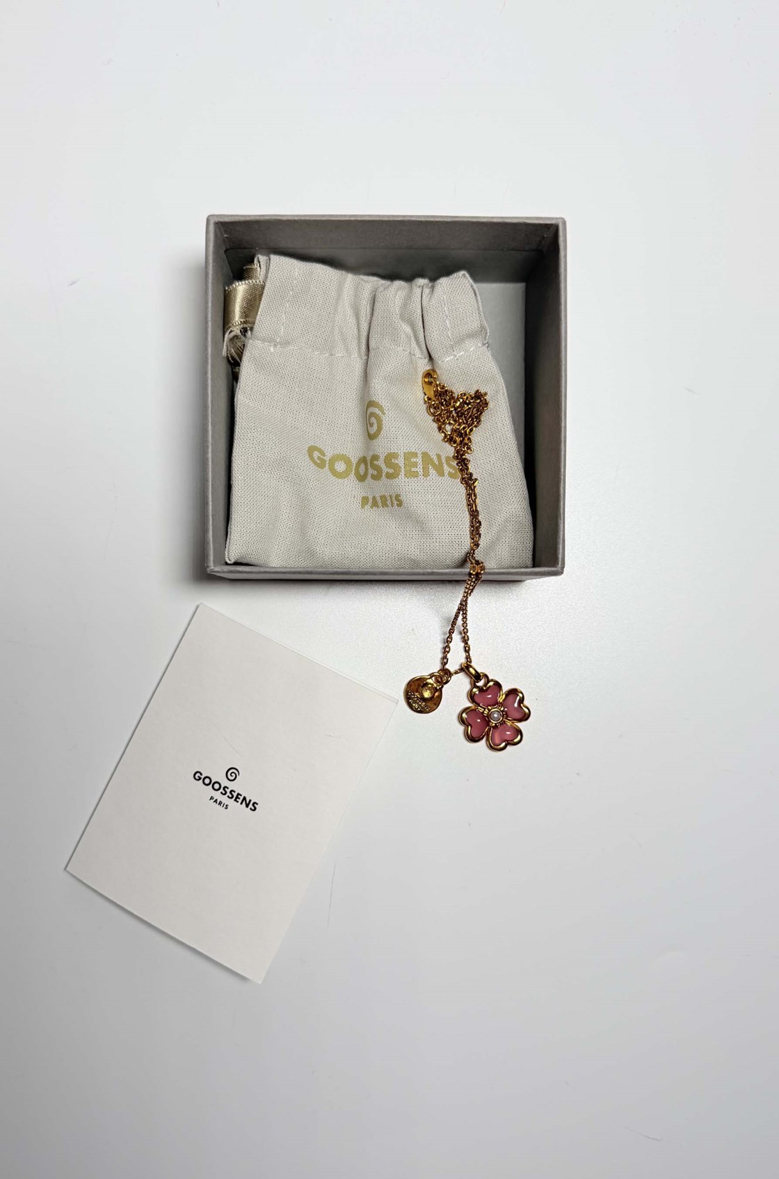 Goossens Four Leaf Çiçek Detaylı Kolye