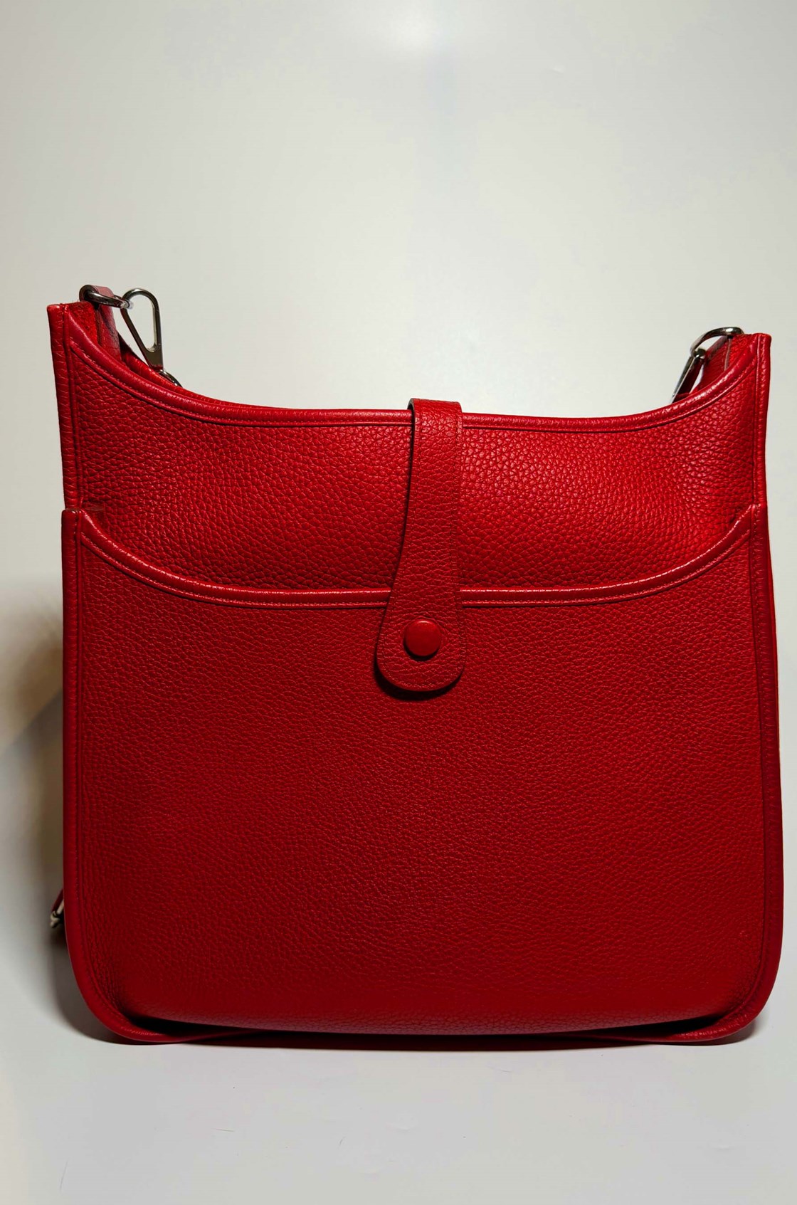 Hermès Evelyne III 33 Taurillion Clemence Kırmızı Çanta