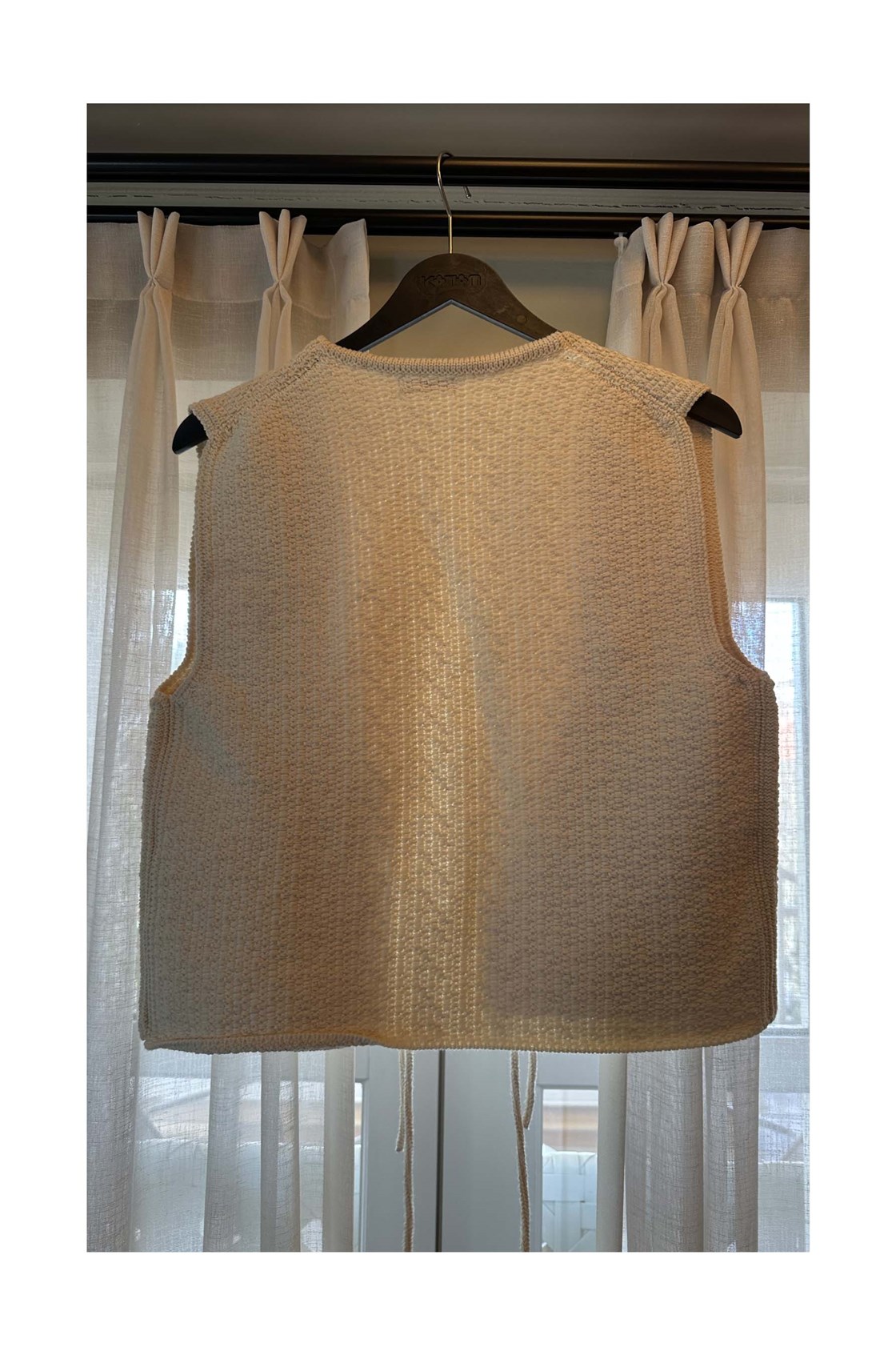Massimo Dutti Beyaz Yelek