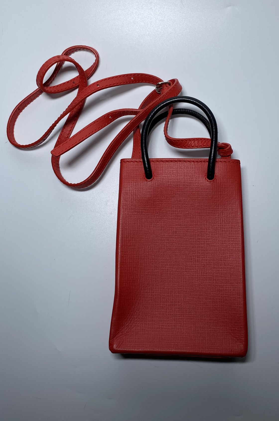 Balenciaga Shopping Kırmızı Mini Çanta