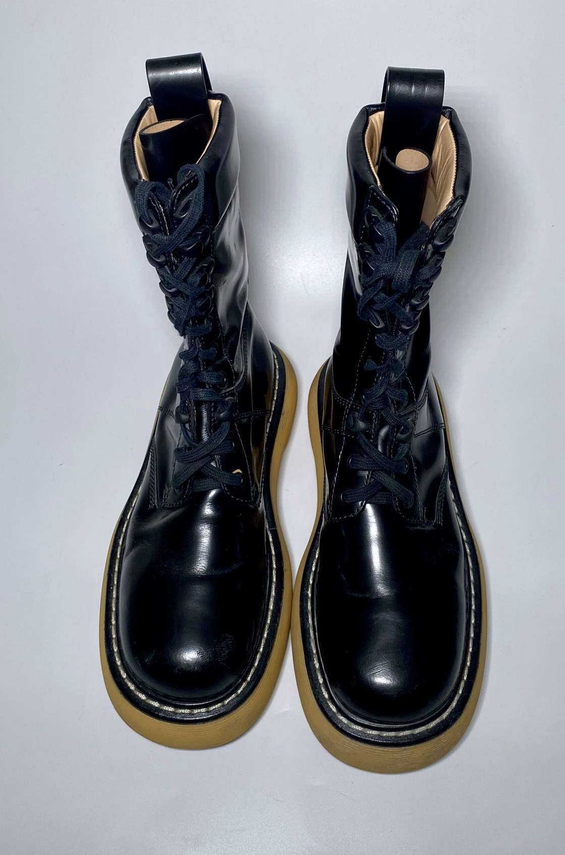 Bottega Veneta The Bounce Combat Siyah Bot (39)