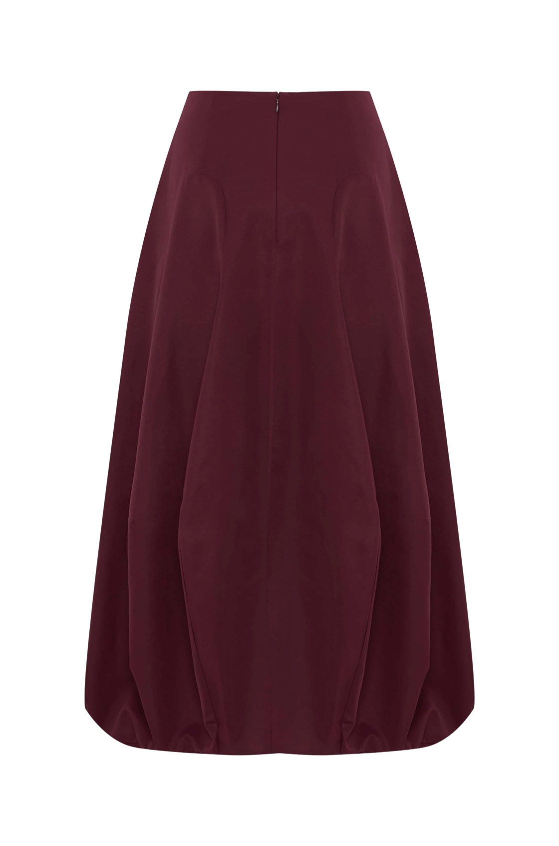 Gemma Bordo Midi Balon Etek