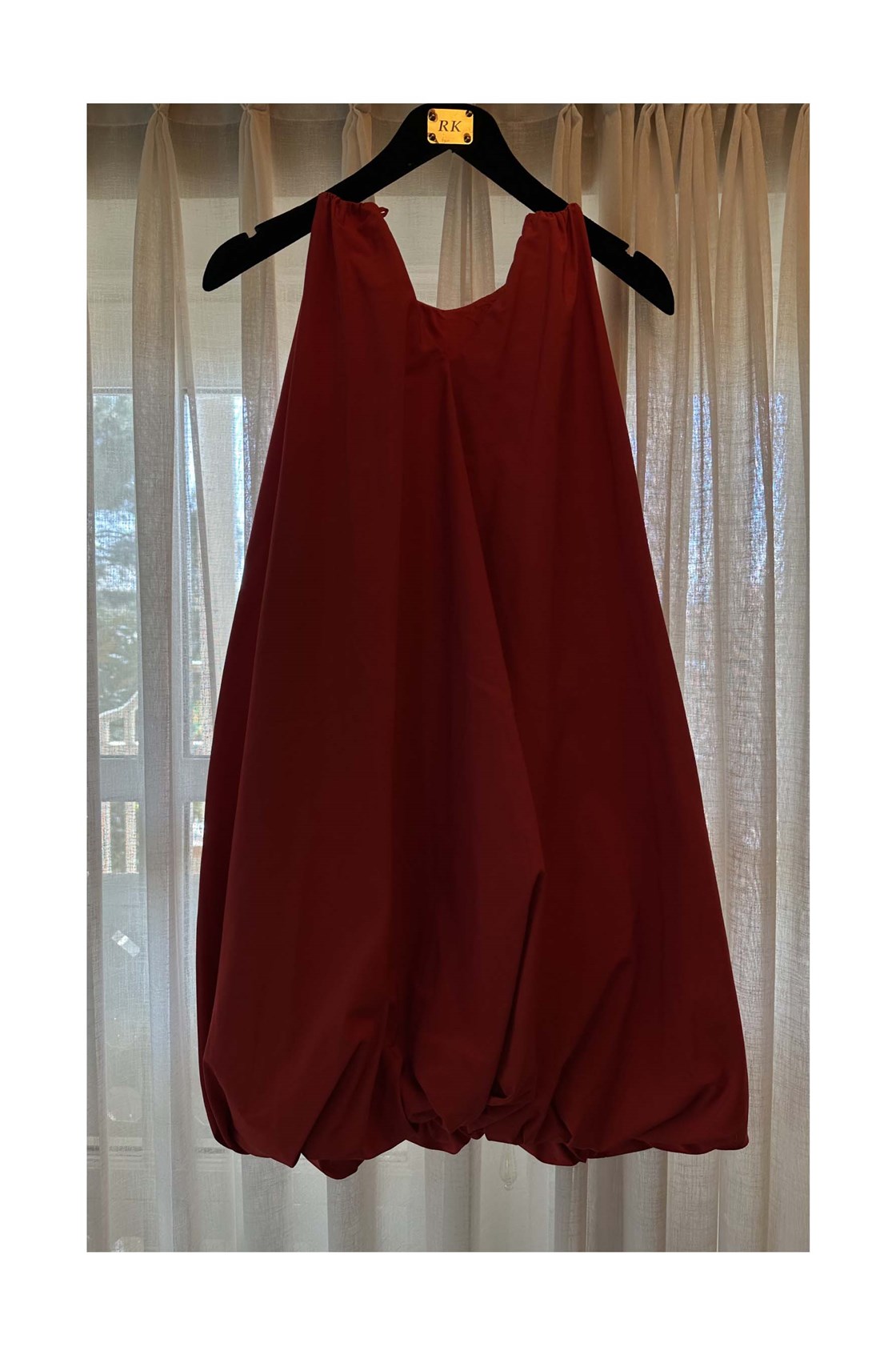 Zara Kırmızı Balon Elbise