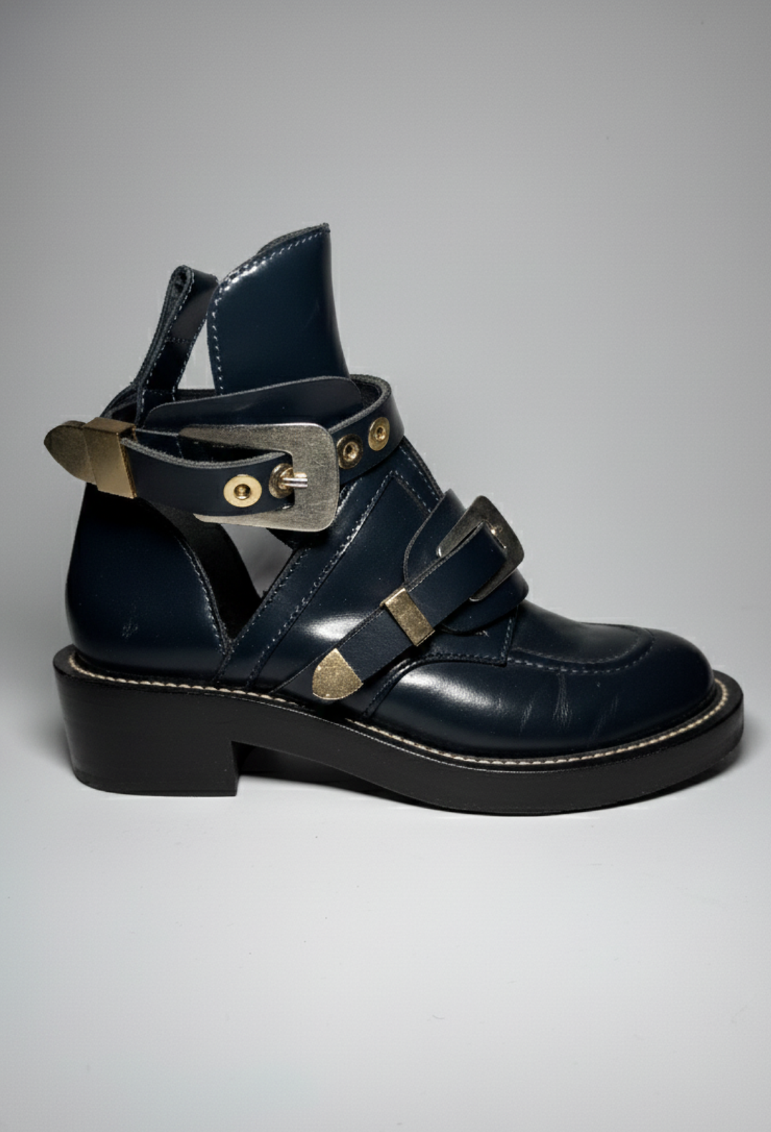 Balenciaga Lacivert Bot (37,5)