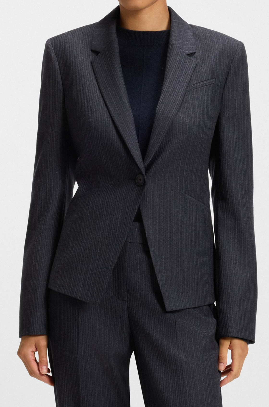 Boss Çizgili Takım