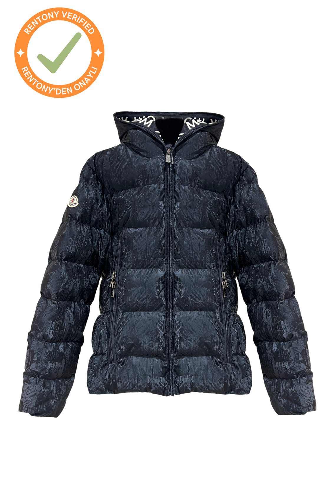 Moncler Kapüşonlu Şişme Kayak Montu