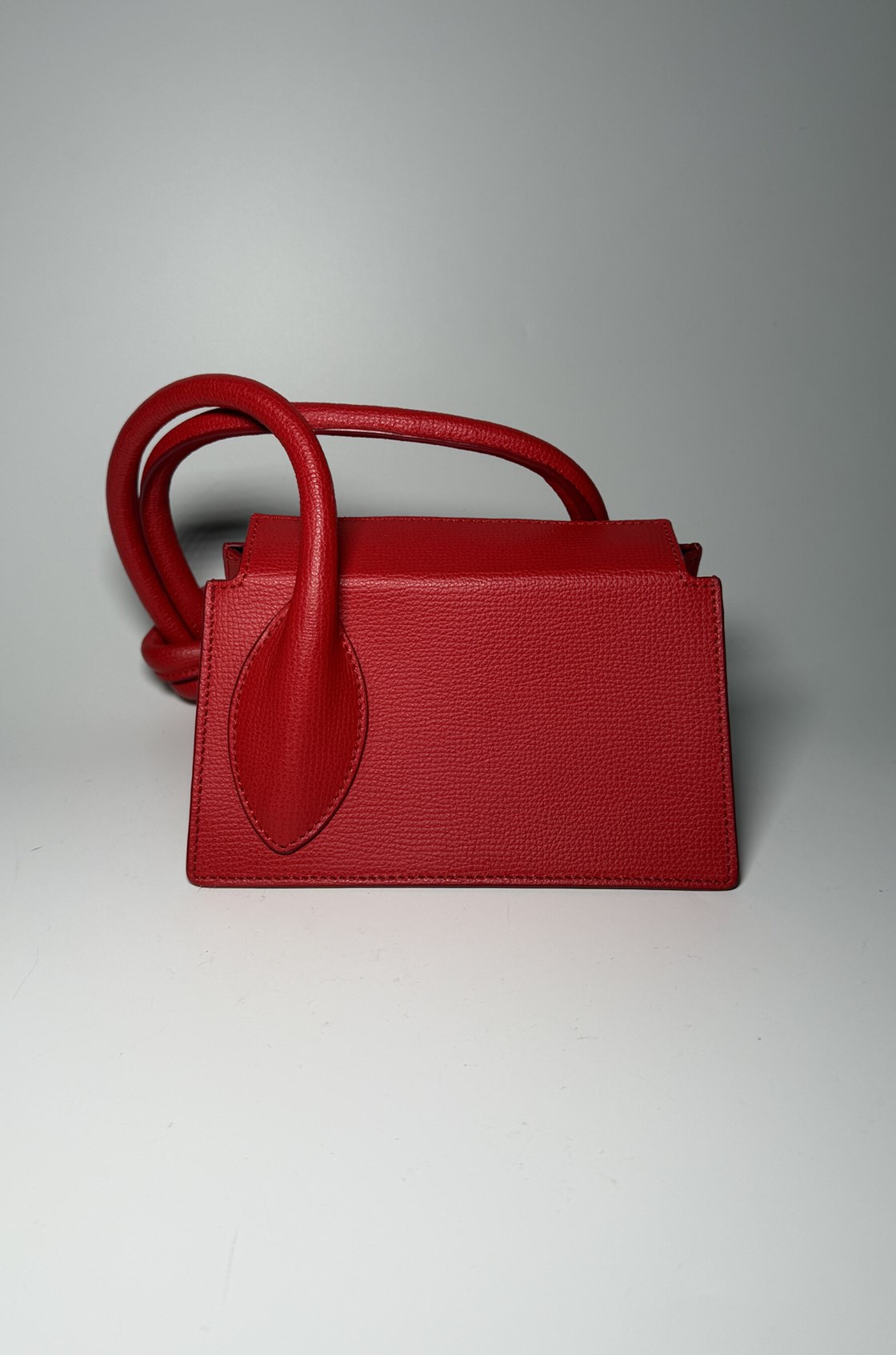 Yuzefi Tortilla Knotted Kırmızı Extra Mini Çanta