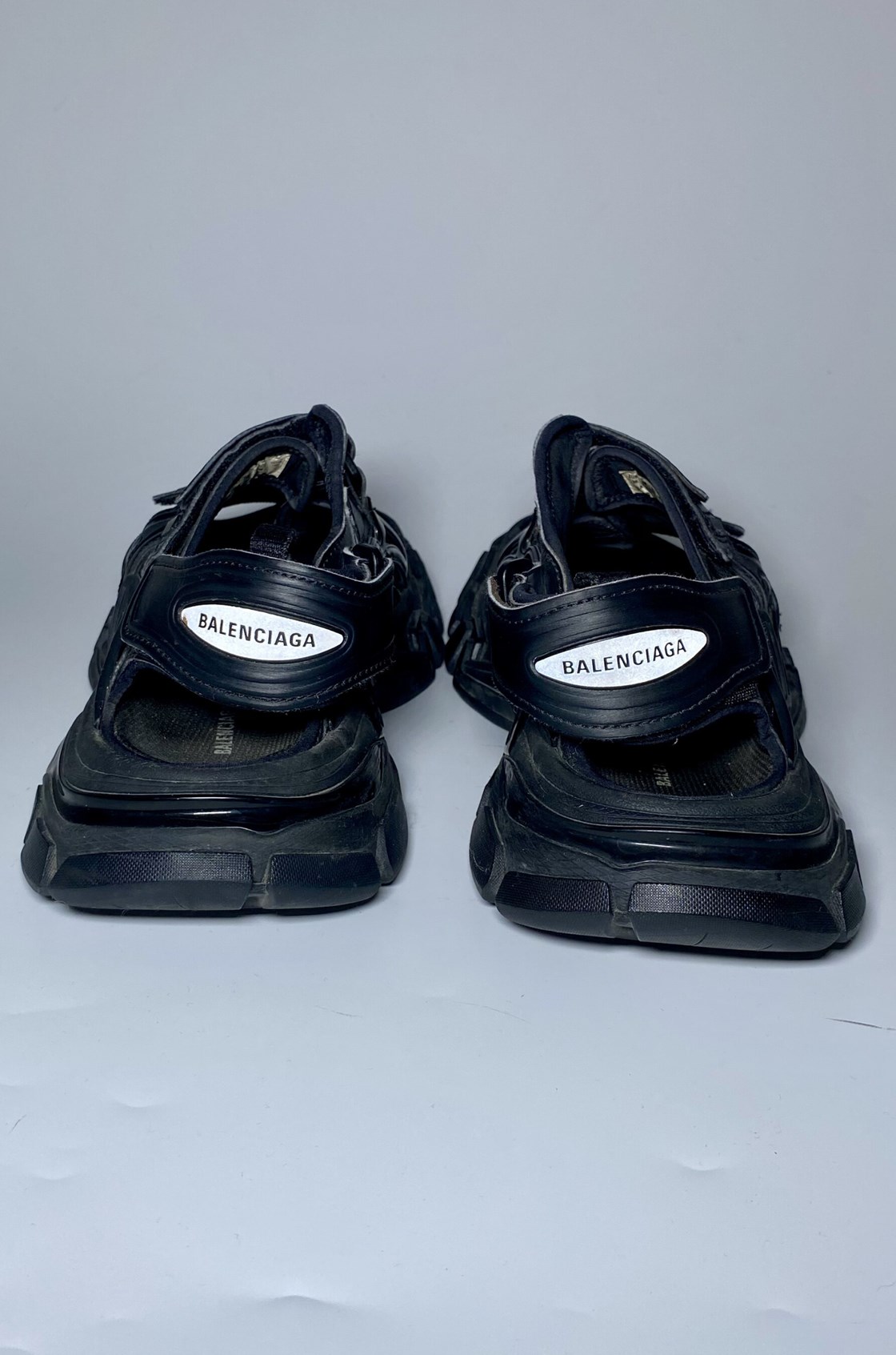 Balenciaga Track Siyah Sandalet (38)