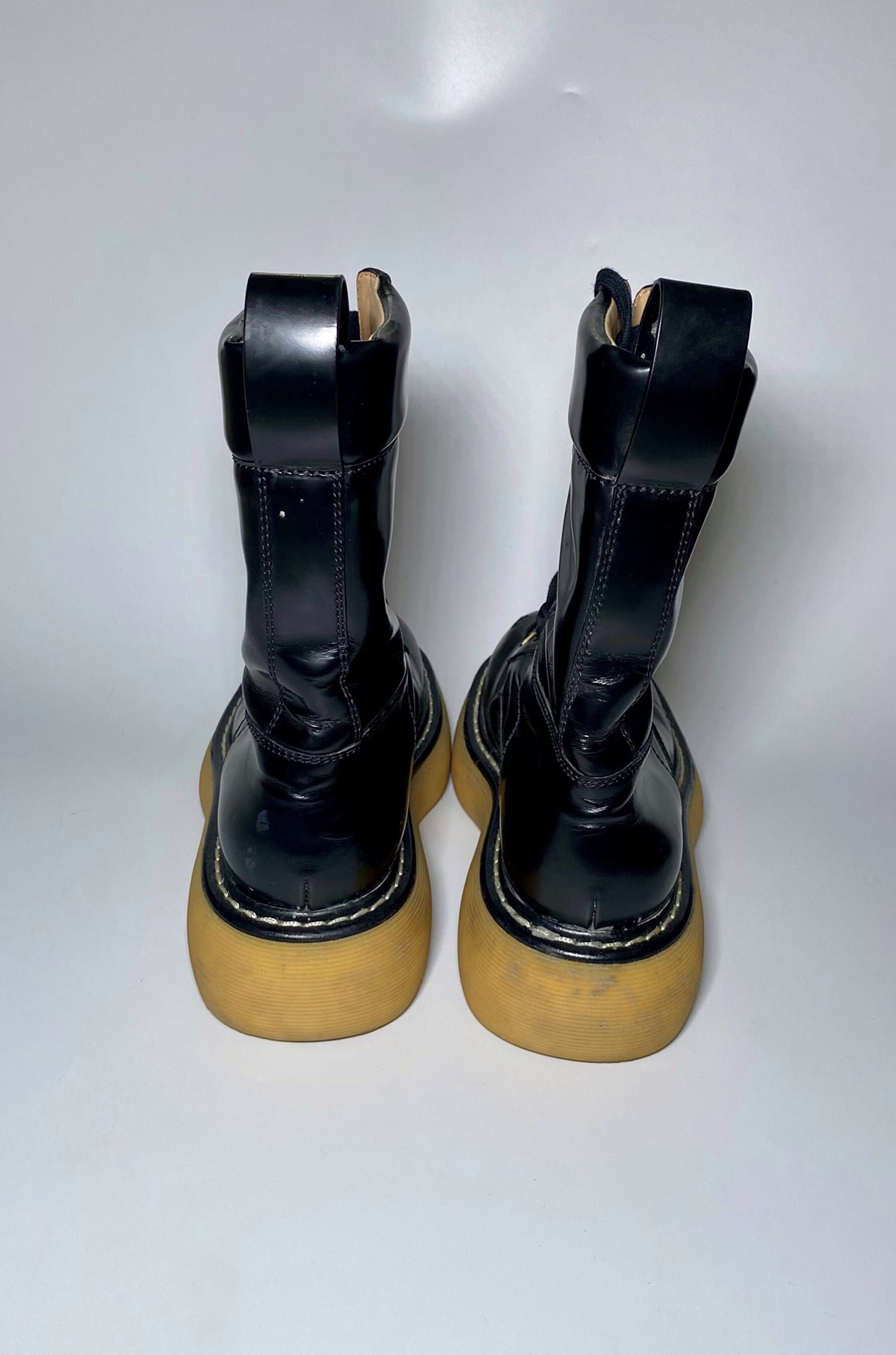 Bottega Veneta The Bounce Combat Siyah Bot (39)