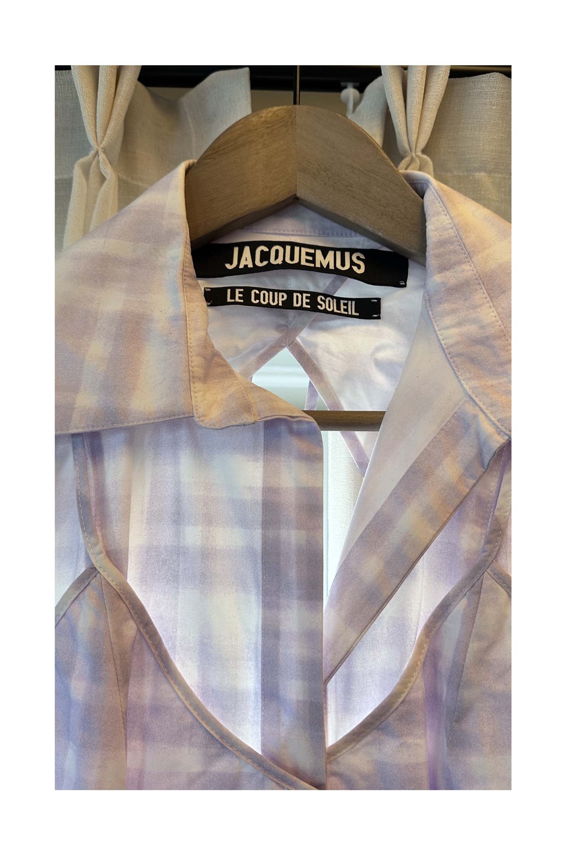 Jacquemus Yarı Transparan Sırt Dekolteli Pembe Elbise