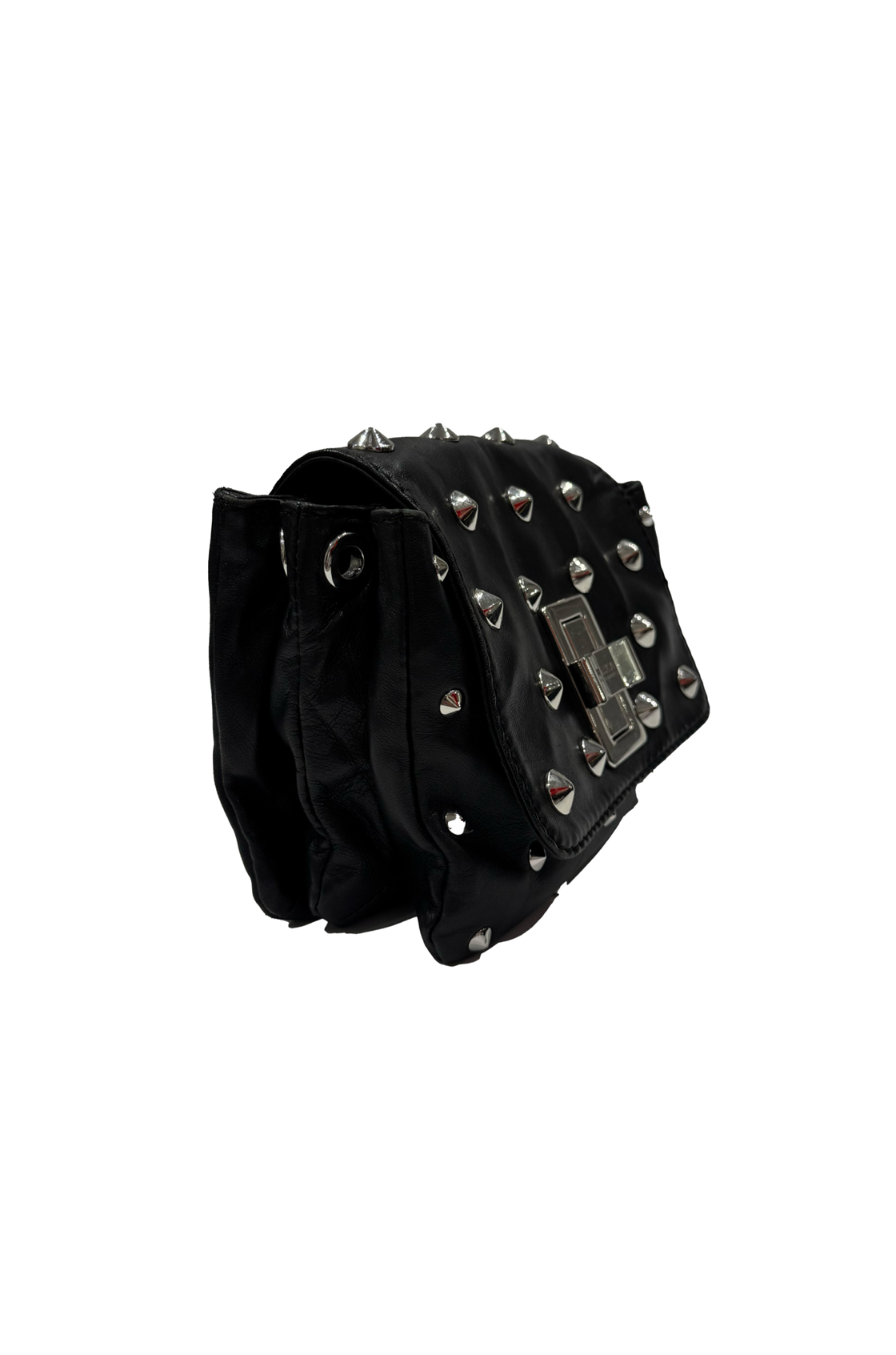 Sonia Rykiel Çapraz Askılı Siyah Mini Çanta