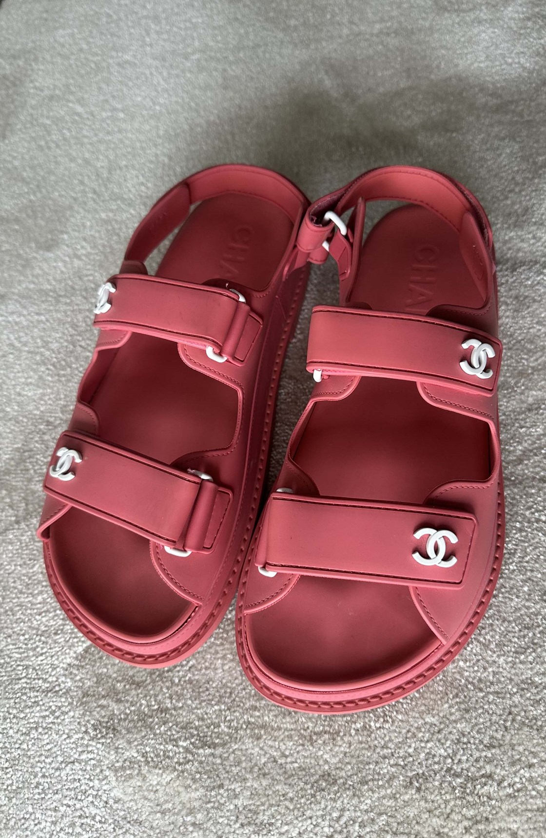 Chanel Pembe Sandalet (38)