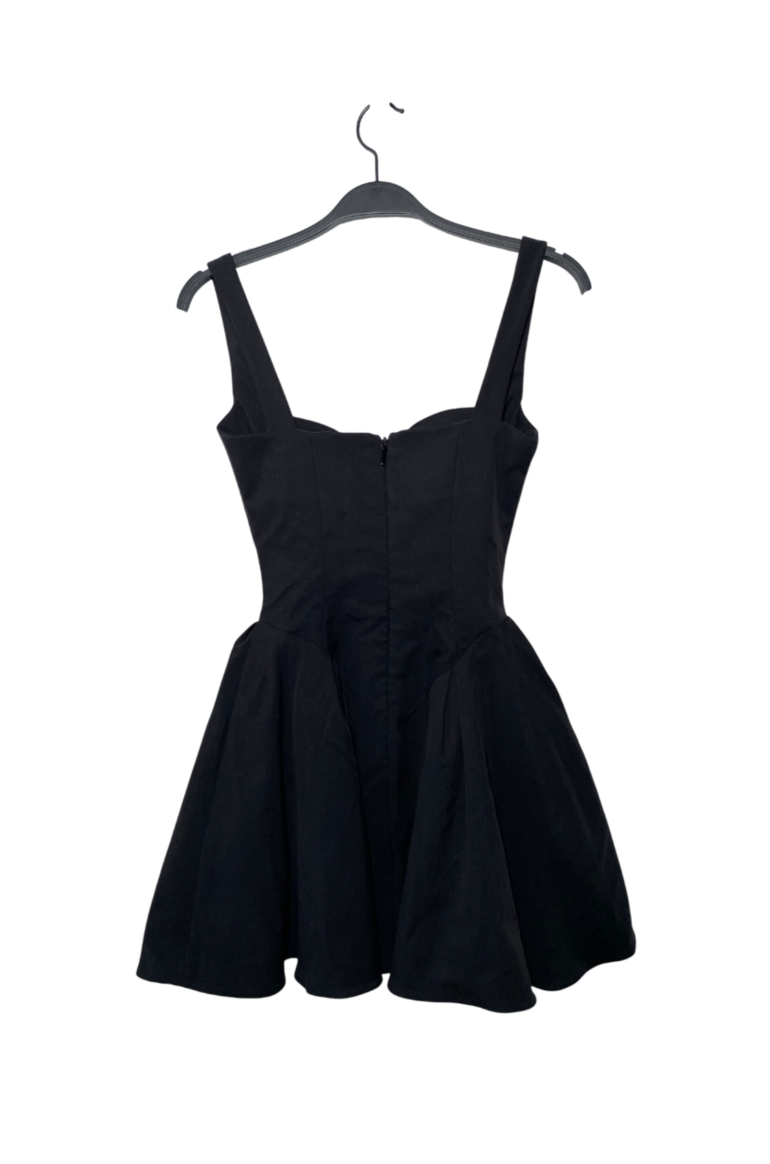 House of CB Bunny Twill Siyah Mini Elbise