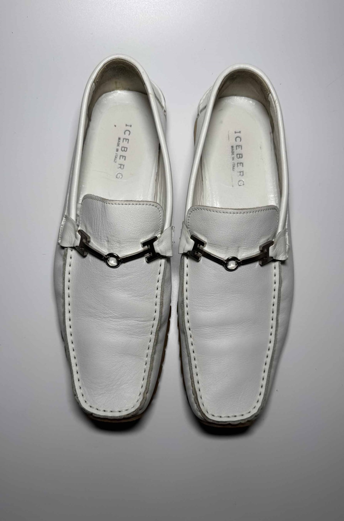 Iceberg Beyaz Deri Loafer (42)