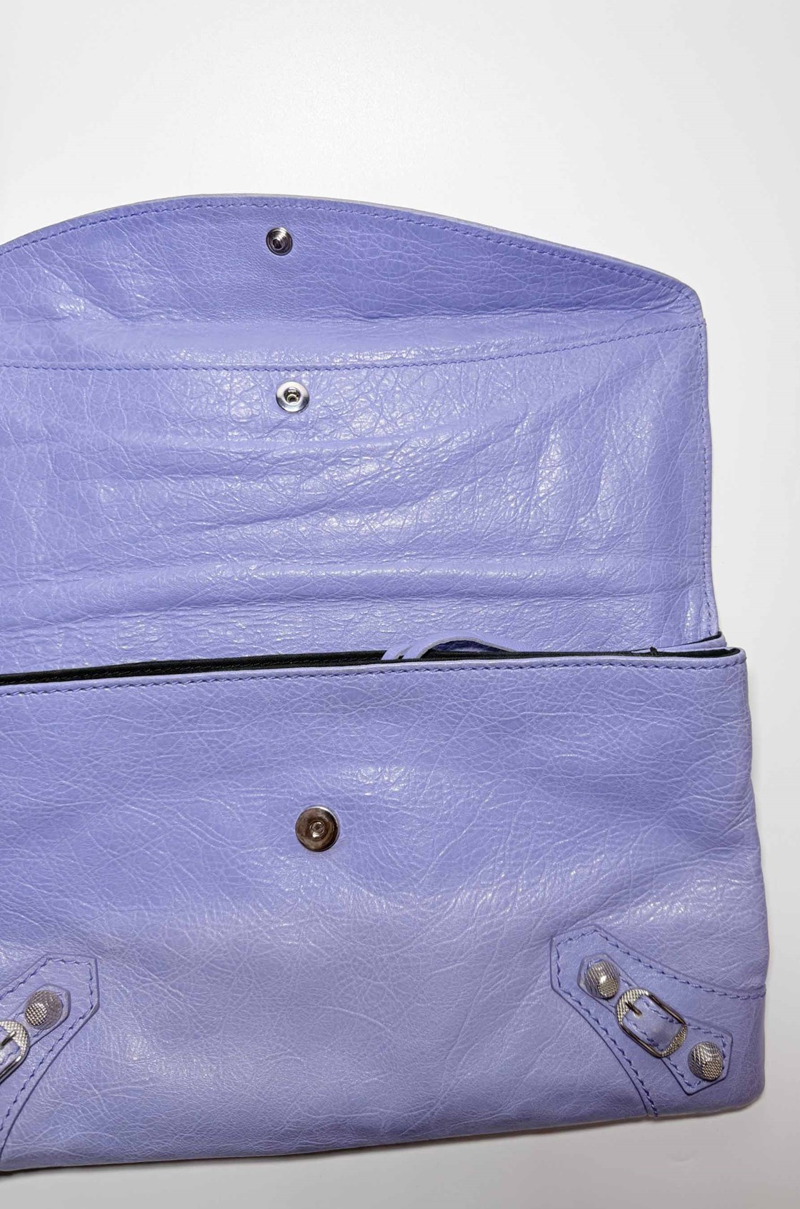 Balenciaga Agneau Lila Clutch Çanta