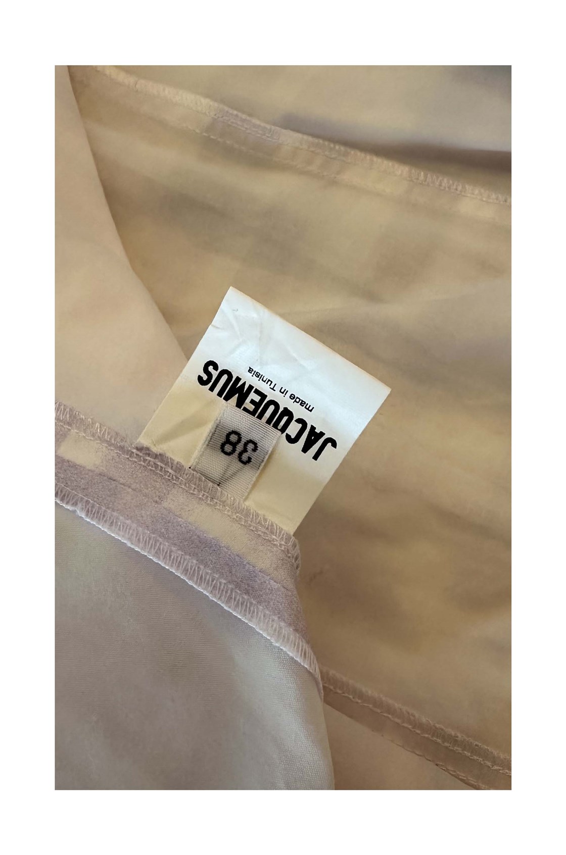 Jacquemus Yarı Transparan Sırt Dekolteli Pembe Elbise