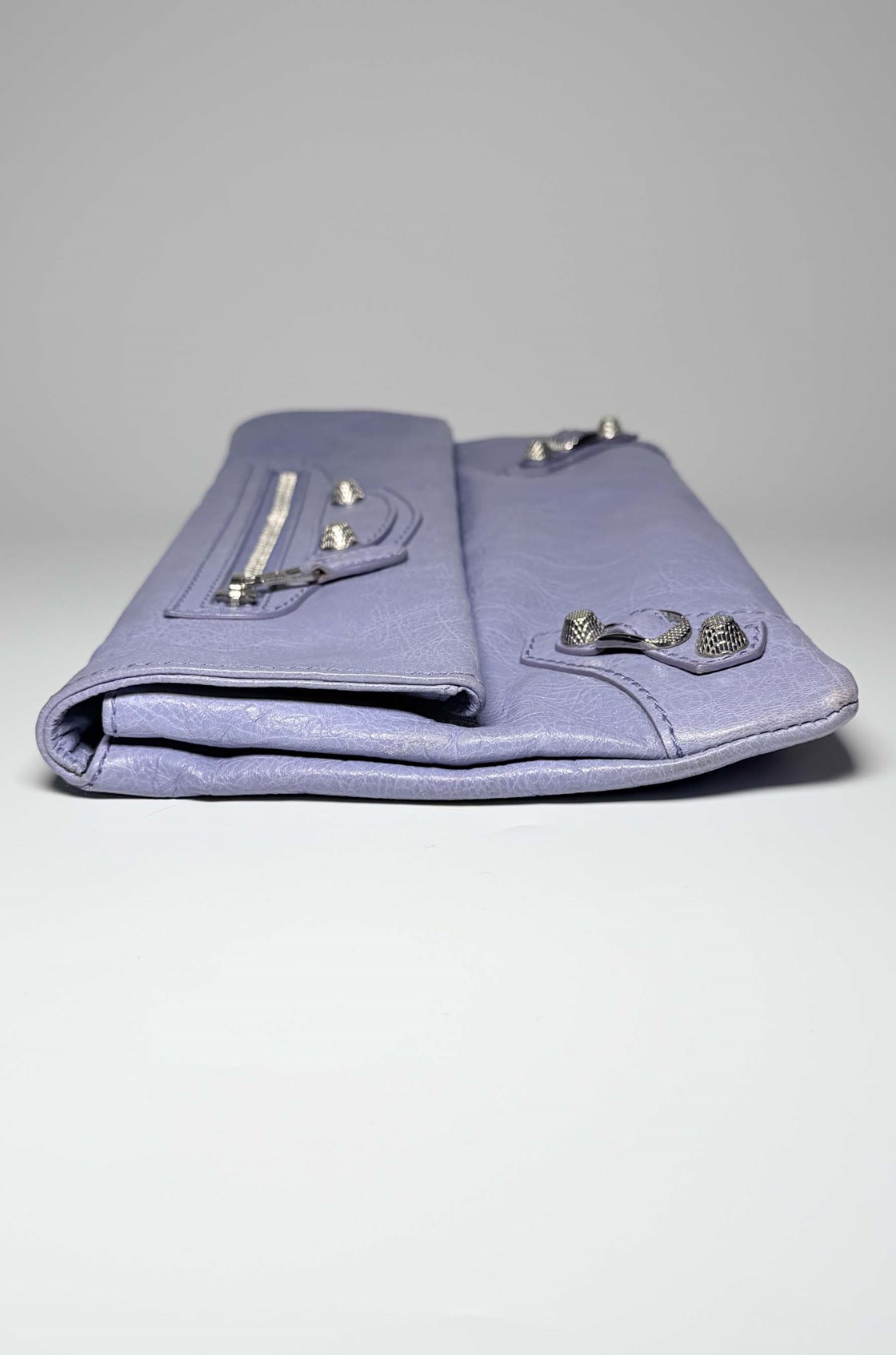 Balenciaga Agneau Lila Clutch Çanta