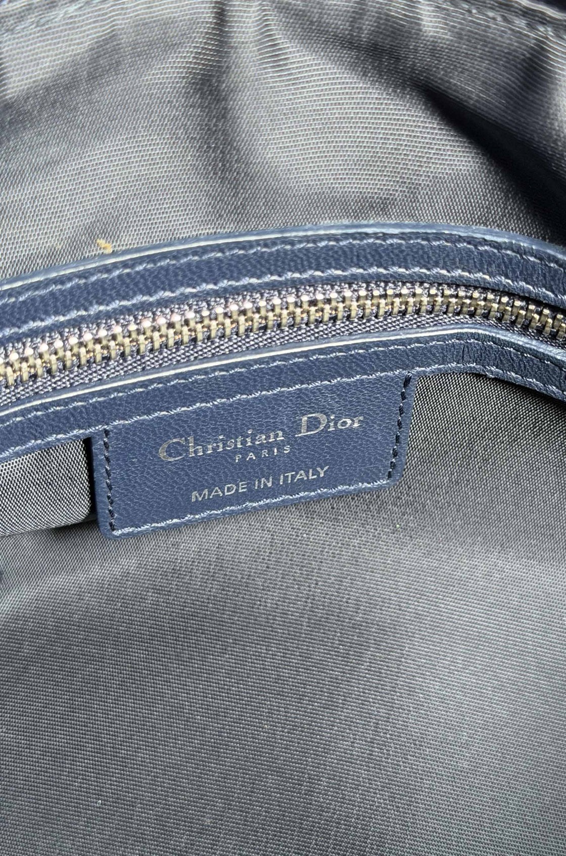 Christian Dior Granville Cannage Lacivert Çanta
