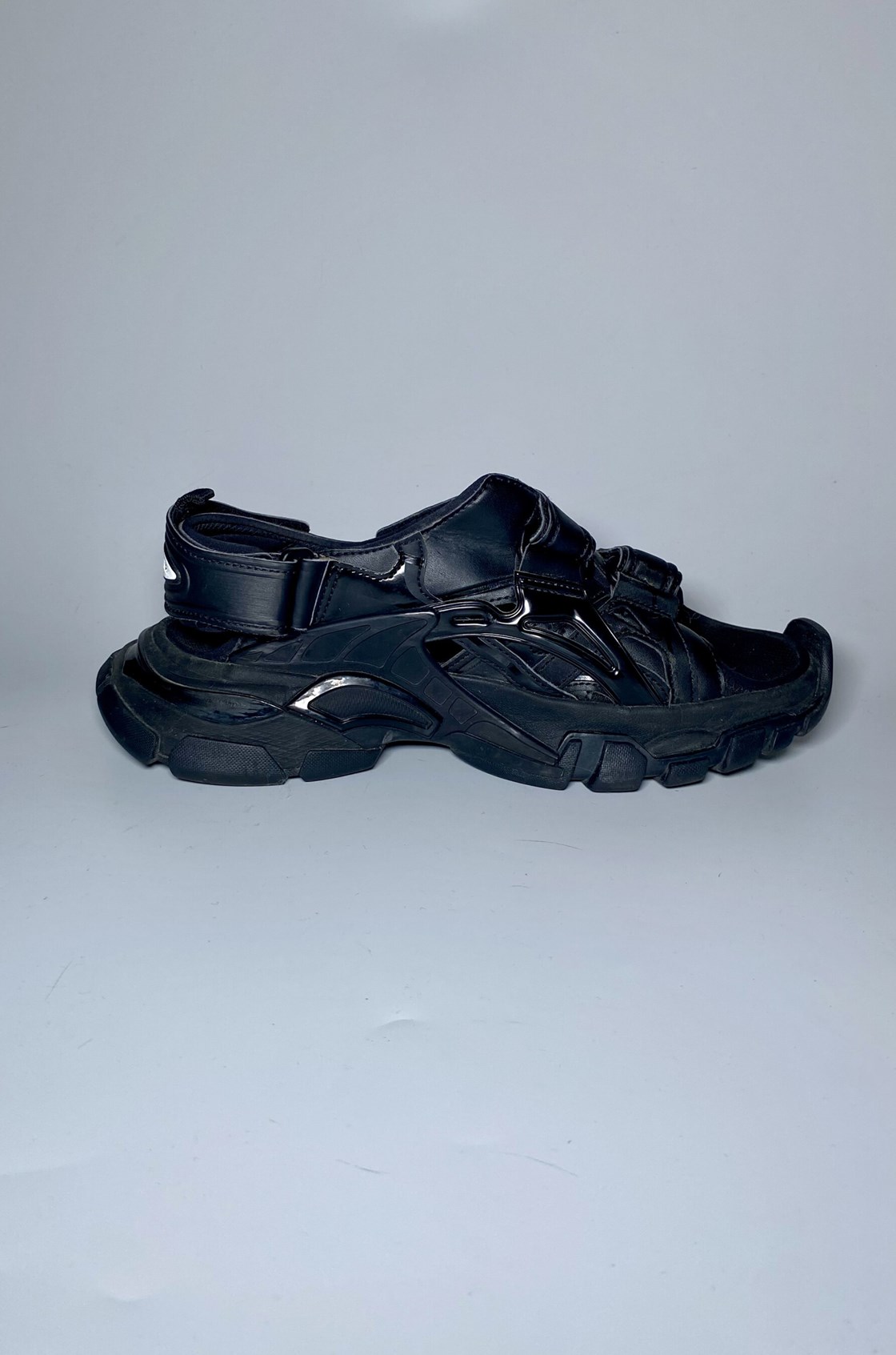 Balenciaga Track Siyah Sandalet (38)