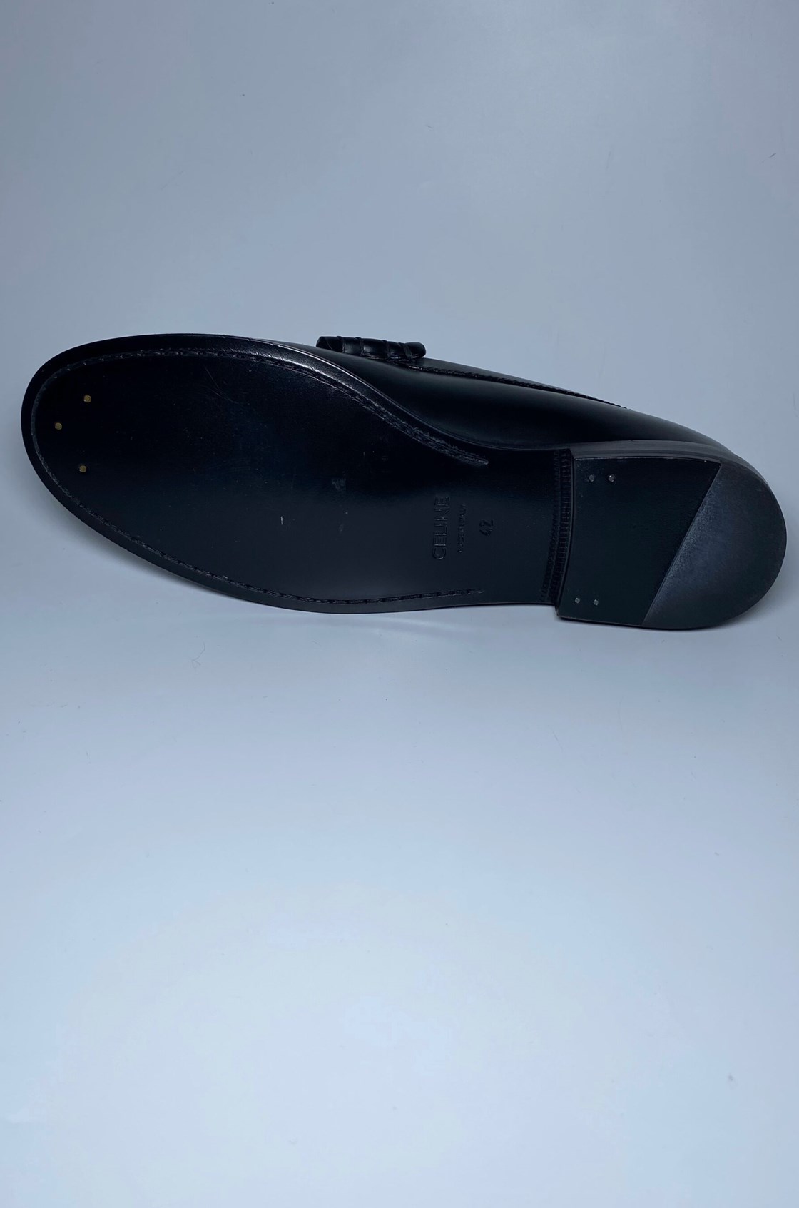 Celine Luco Triomphe Siyah Erkek Loafer (42)